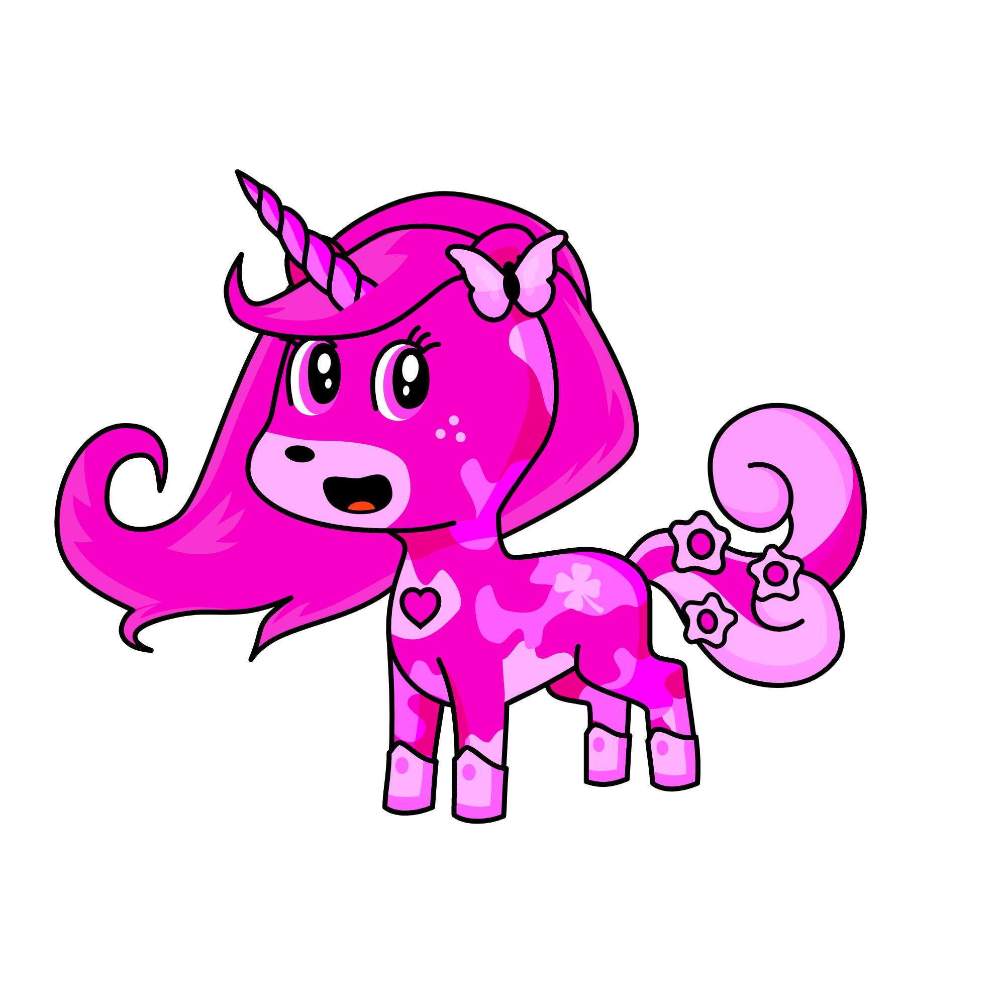 pinky, the unicorn