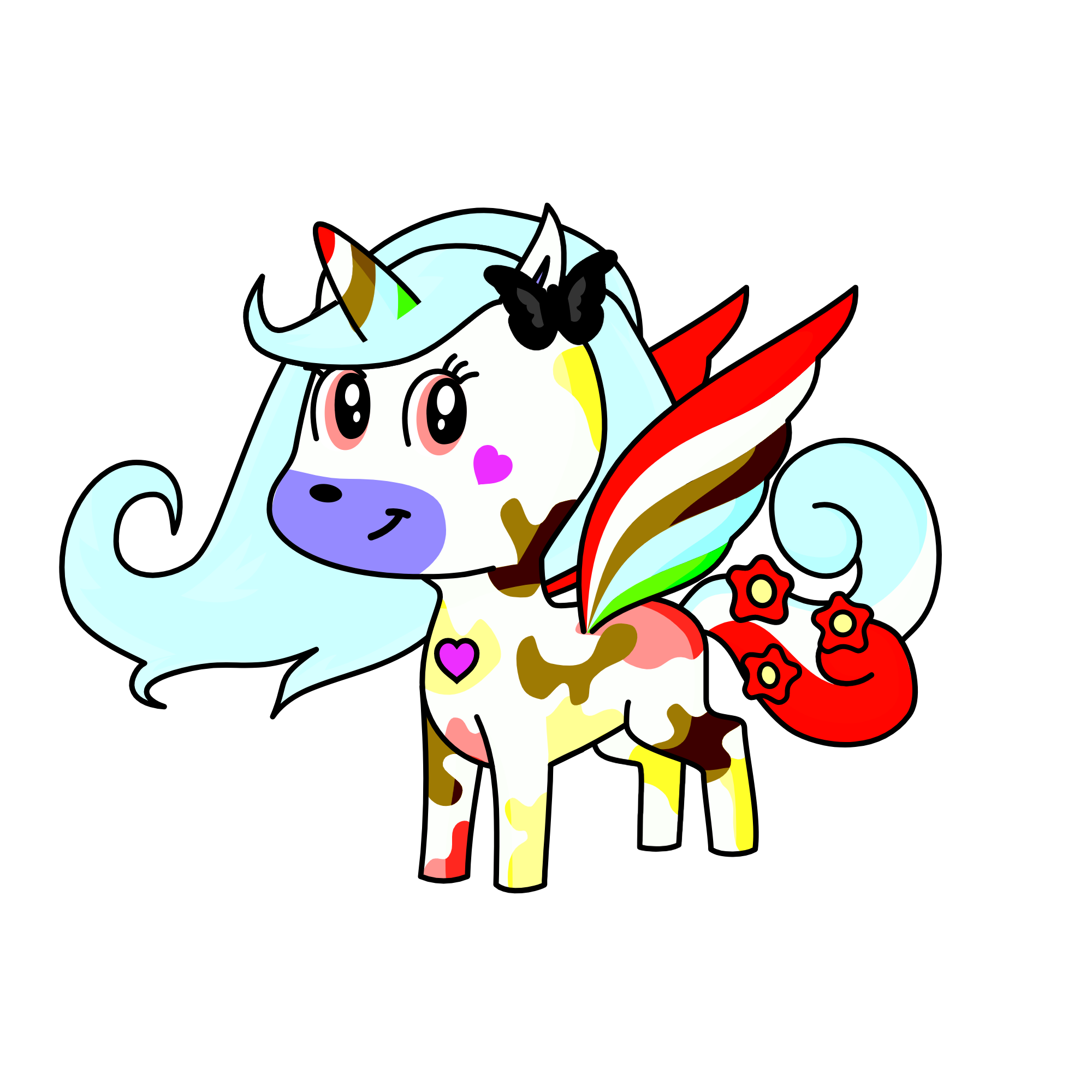 🌈Colorful Unicorn, the unicorn