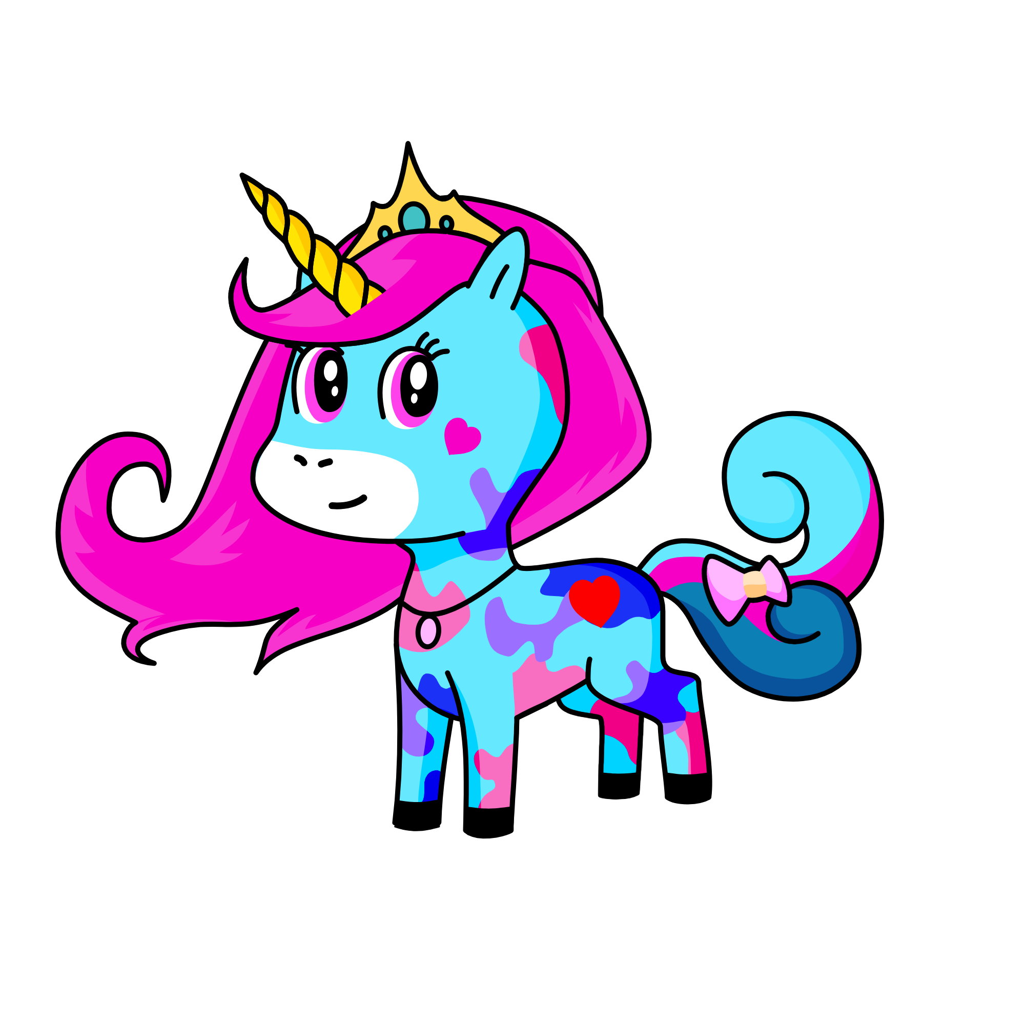 rapunsel, the unicorn