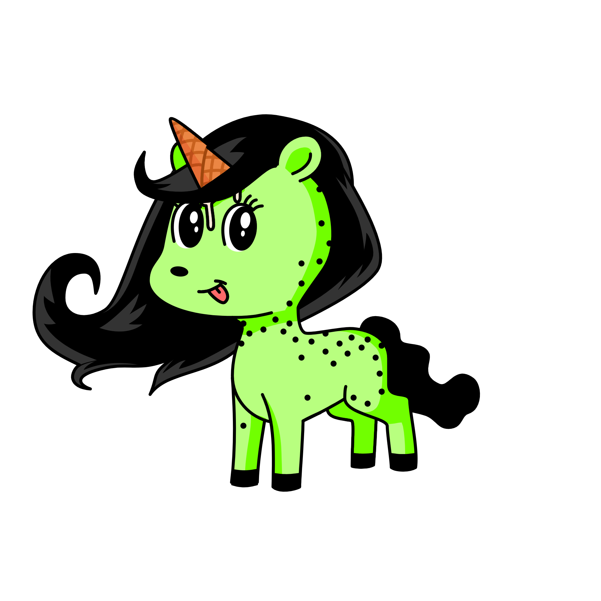 prinsses chocolate chip mint, the unicorn