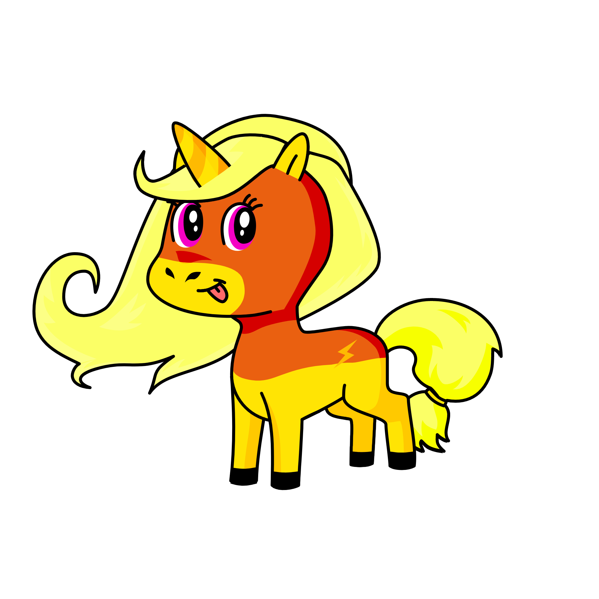 flashes girlfriend, the unicorn