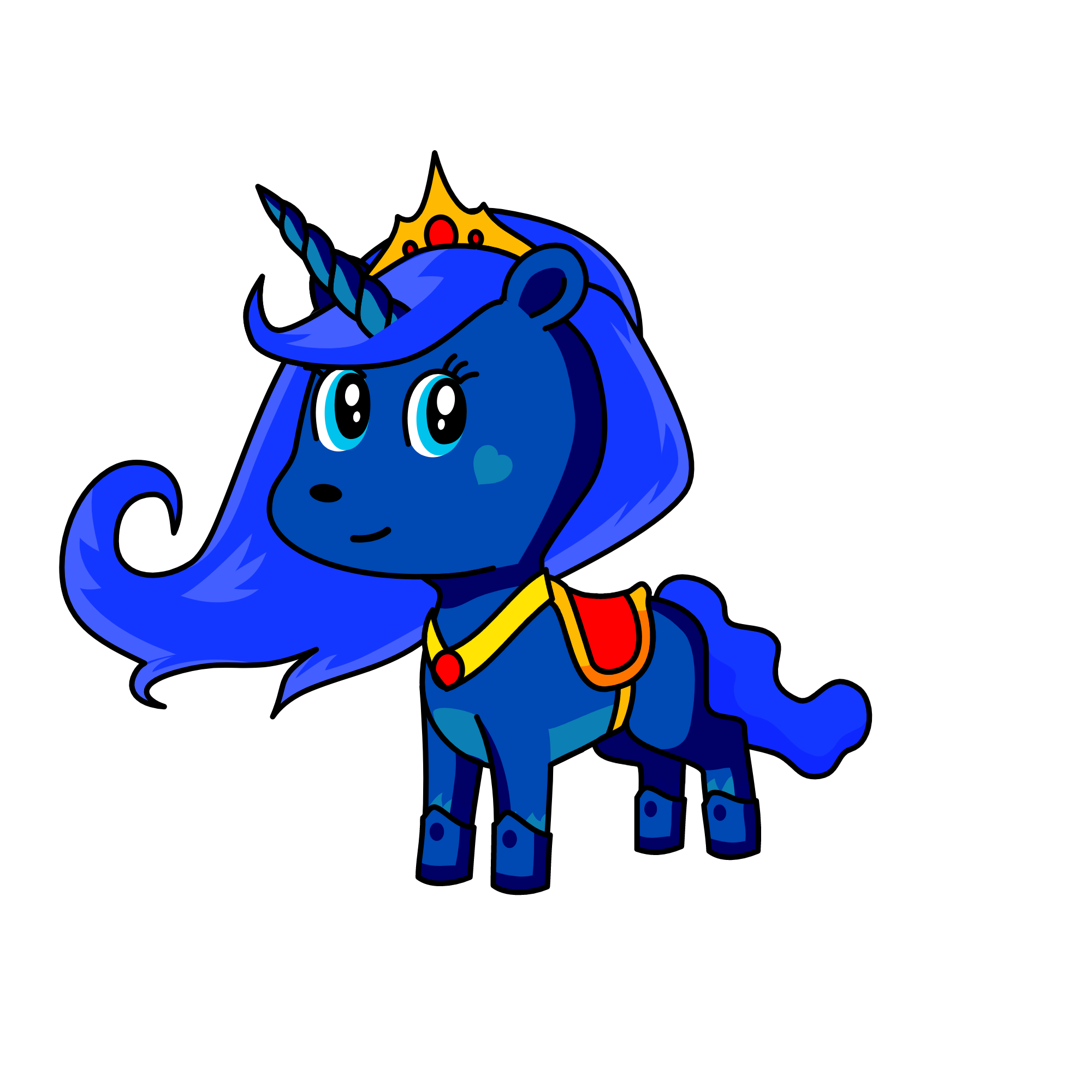 princess luna, the unicorn
