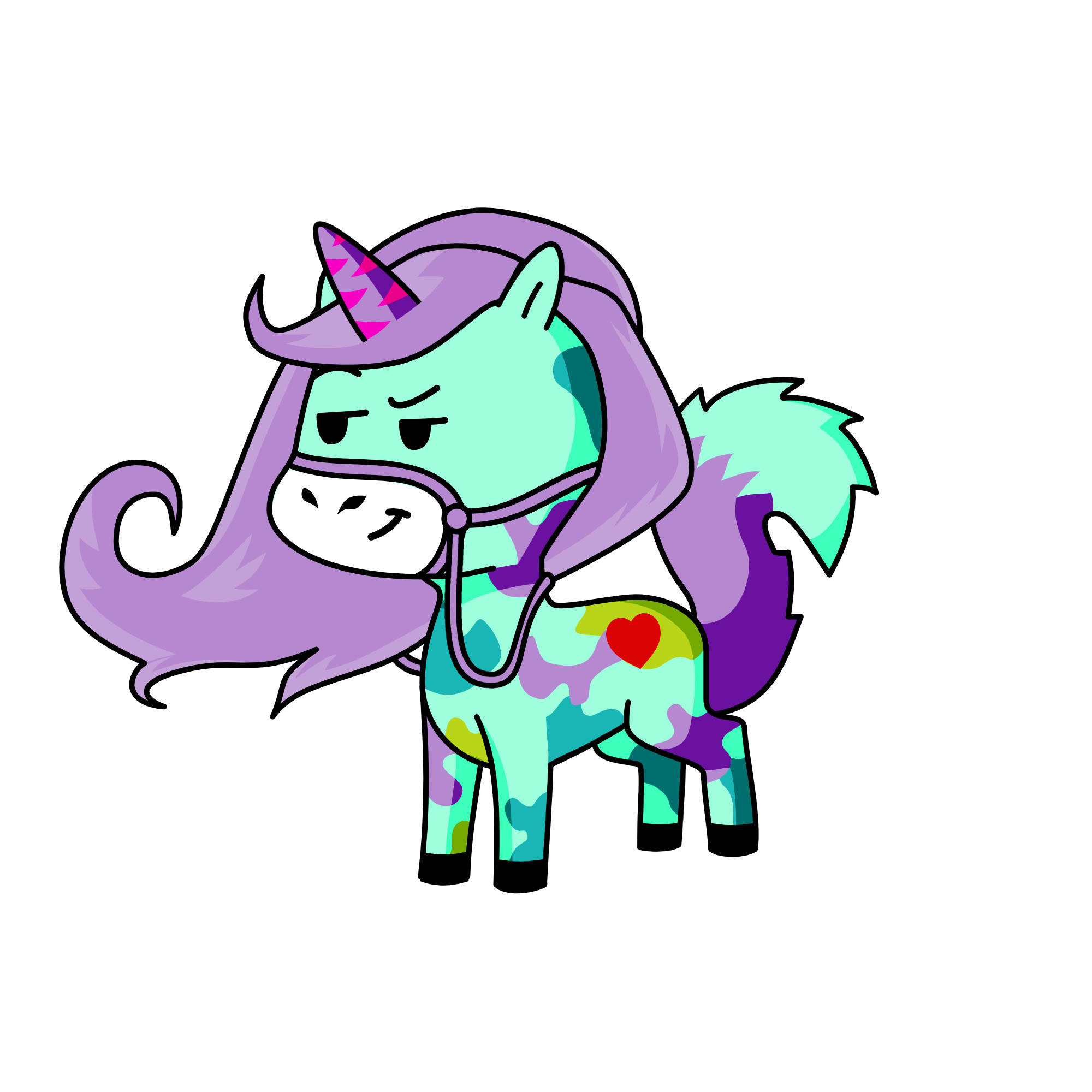 a younicorn, the unicorn