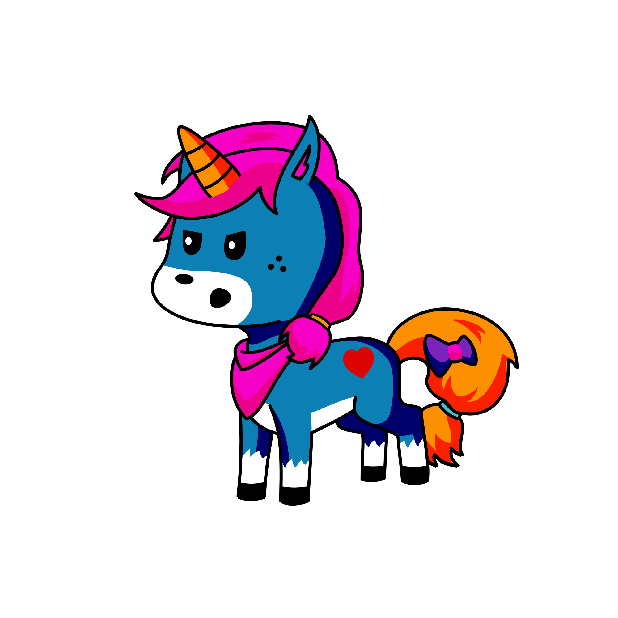 I WANT WINGS, the unicorn