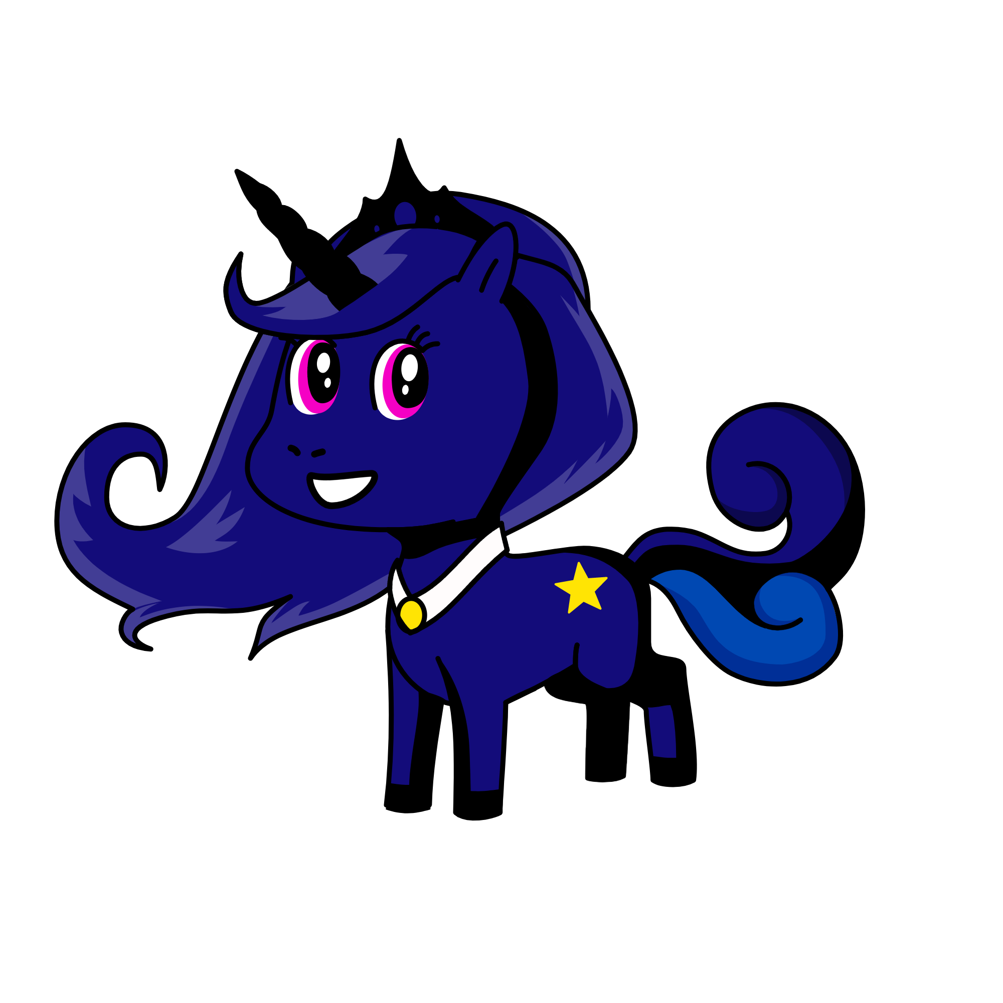 Princess Luna, the unicorn