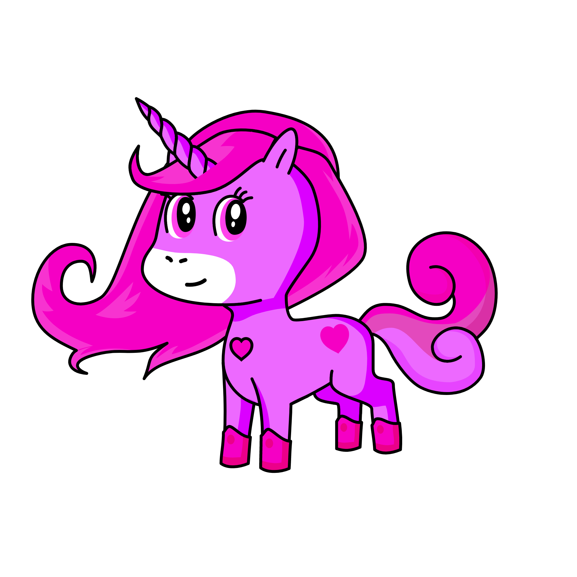 Candy, the unicorn