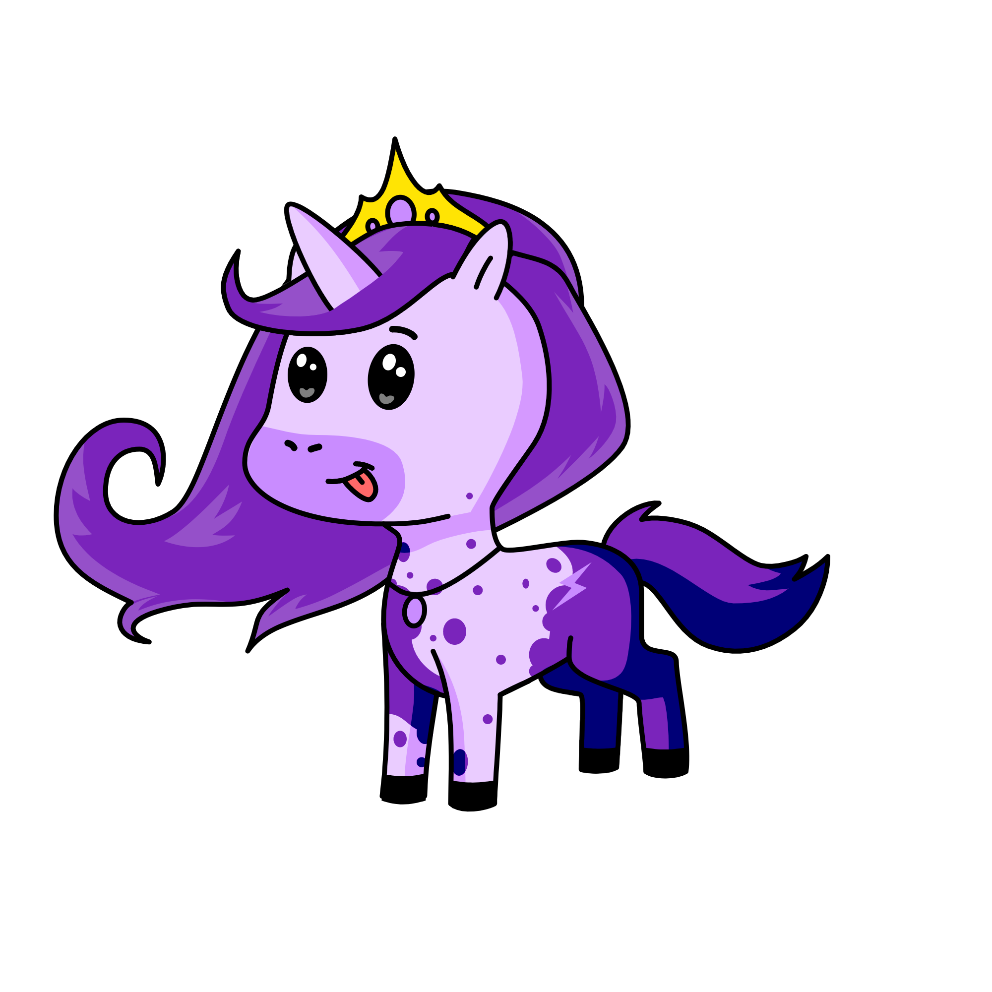 Voiletta, the unicorn