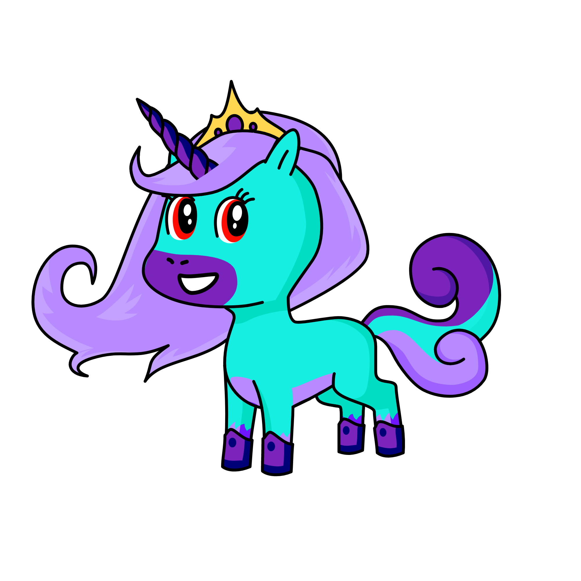 Princess Eviee, the unicorn