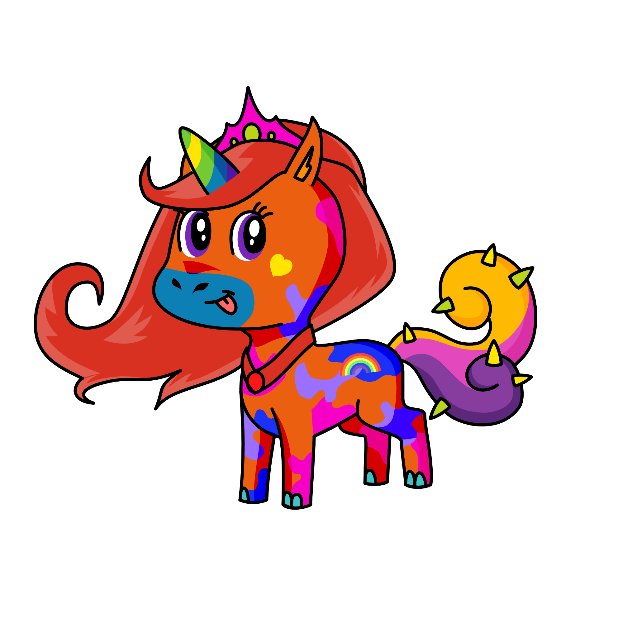 Sparkleface, the unicorn
