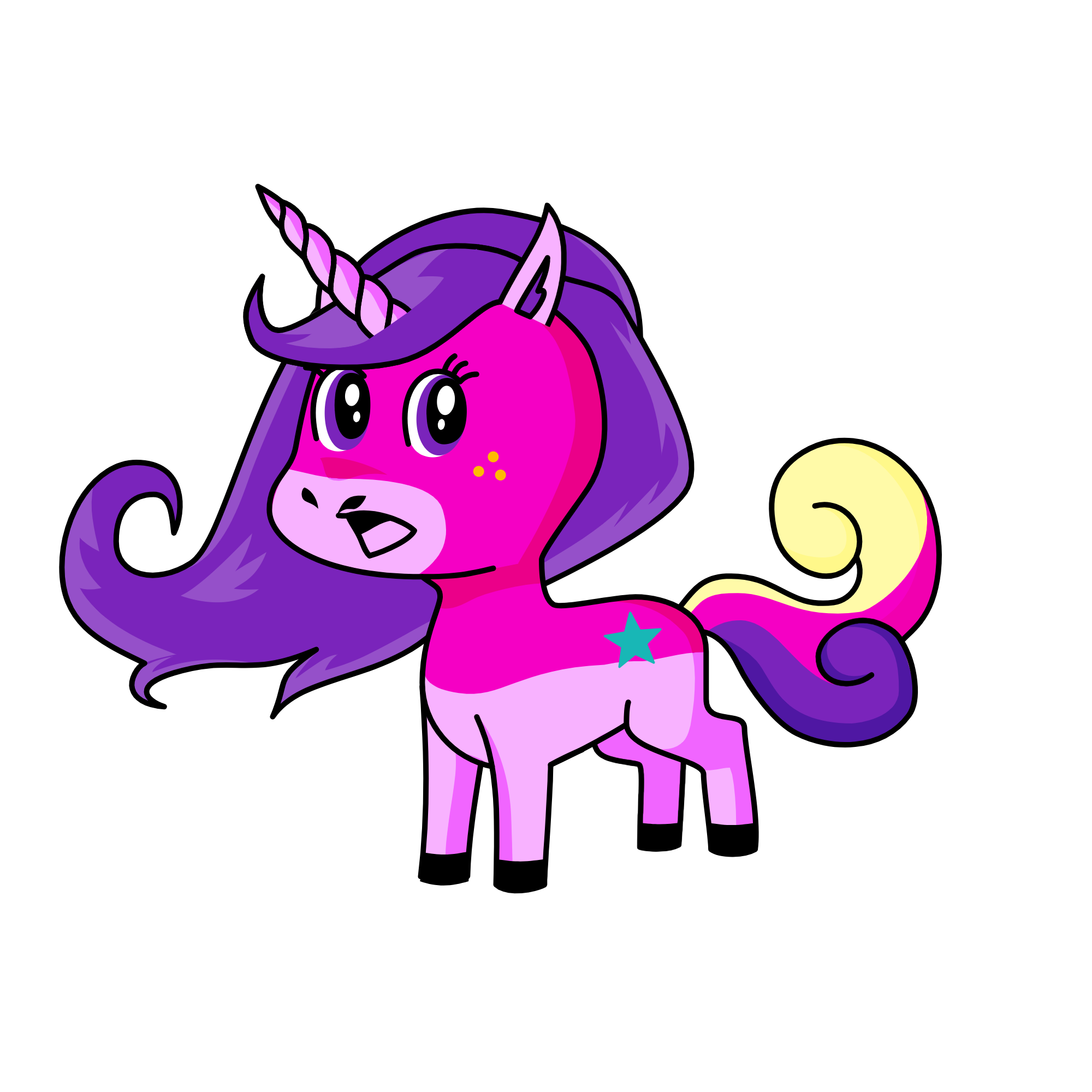 I'm sorry, didn't bother to try, the unicorn