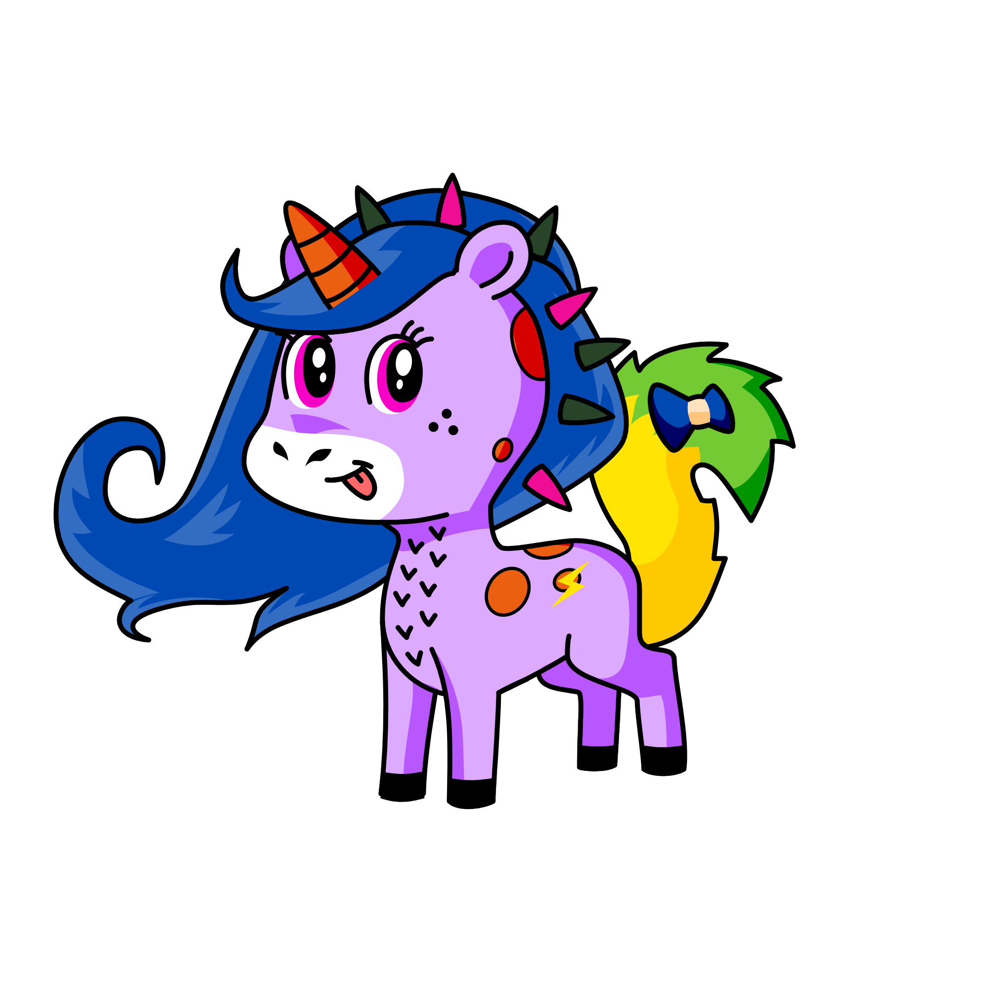 Queen Mal, the unicorn