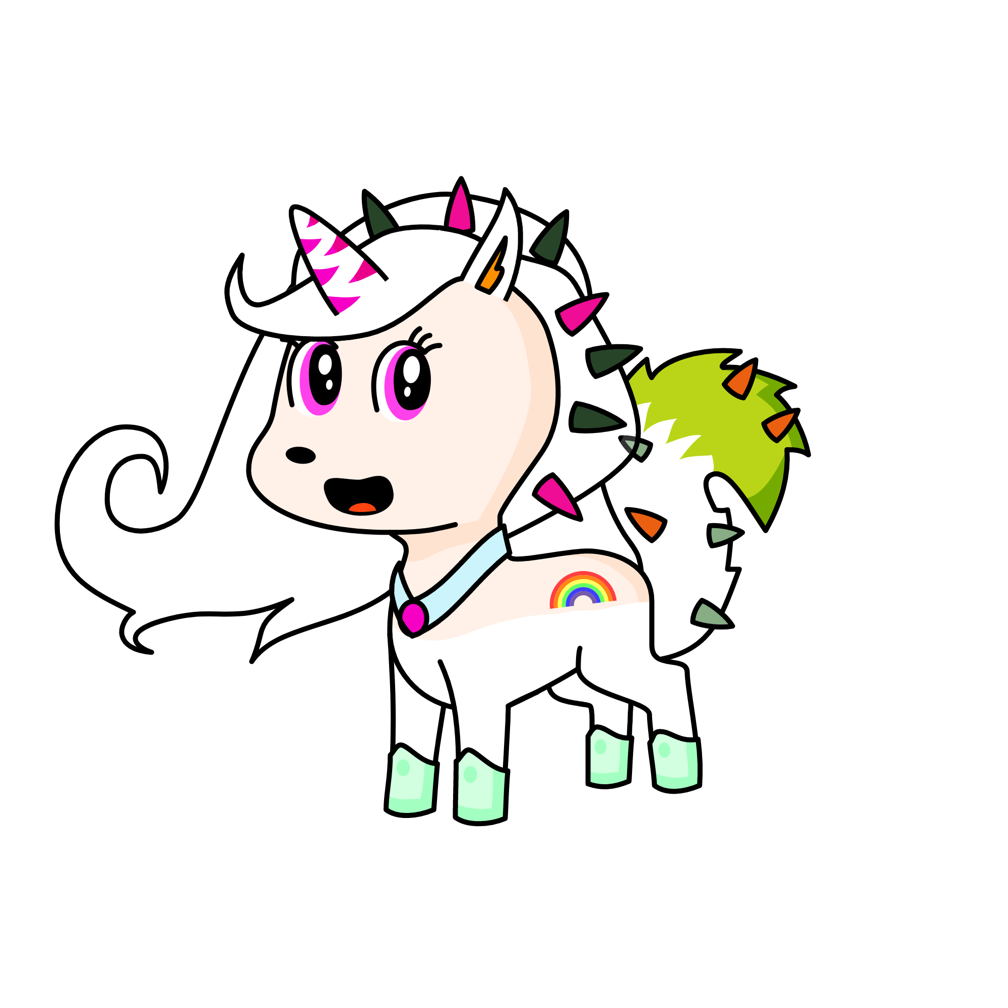 Snowy, the unicorn