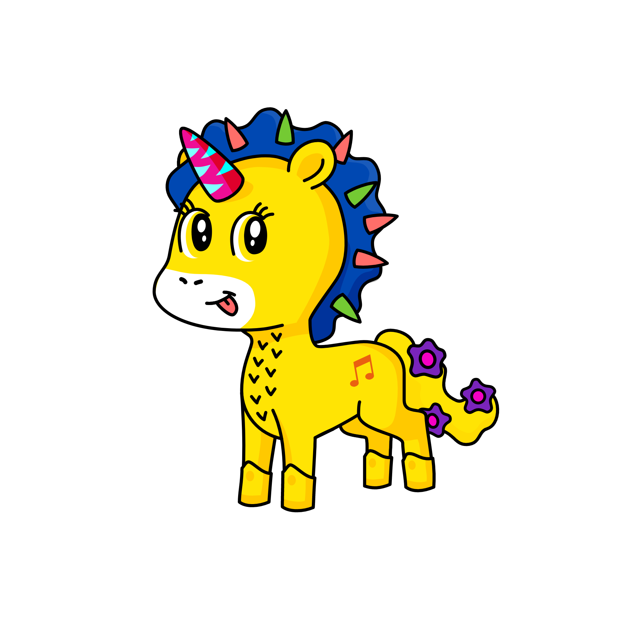 Rubble the little puppy, the unicorn
