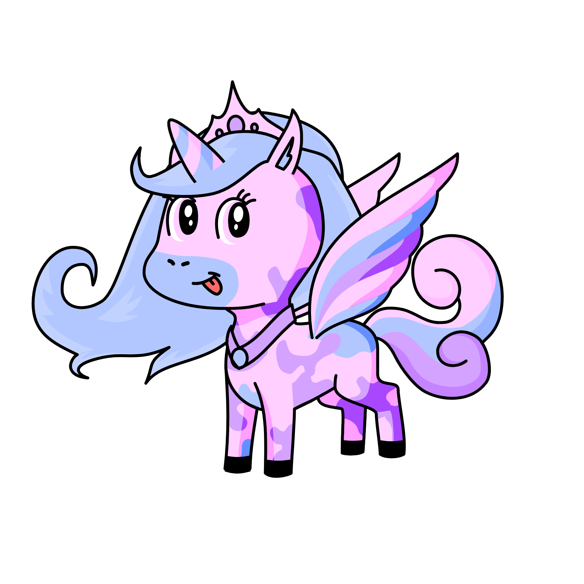 gender reveal unicorn, the unicorn