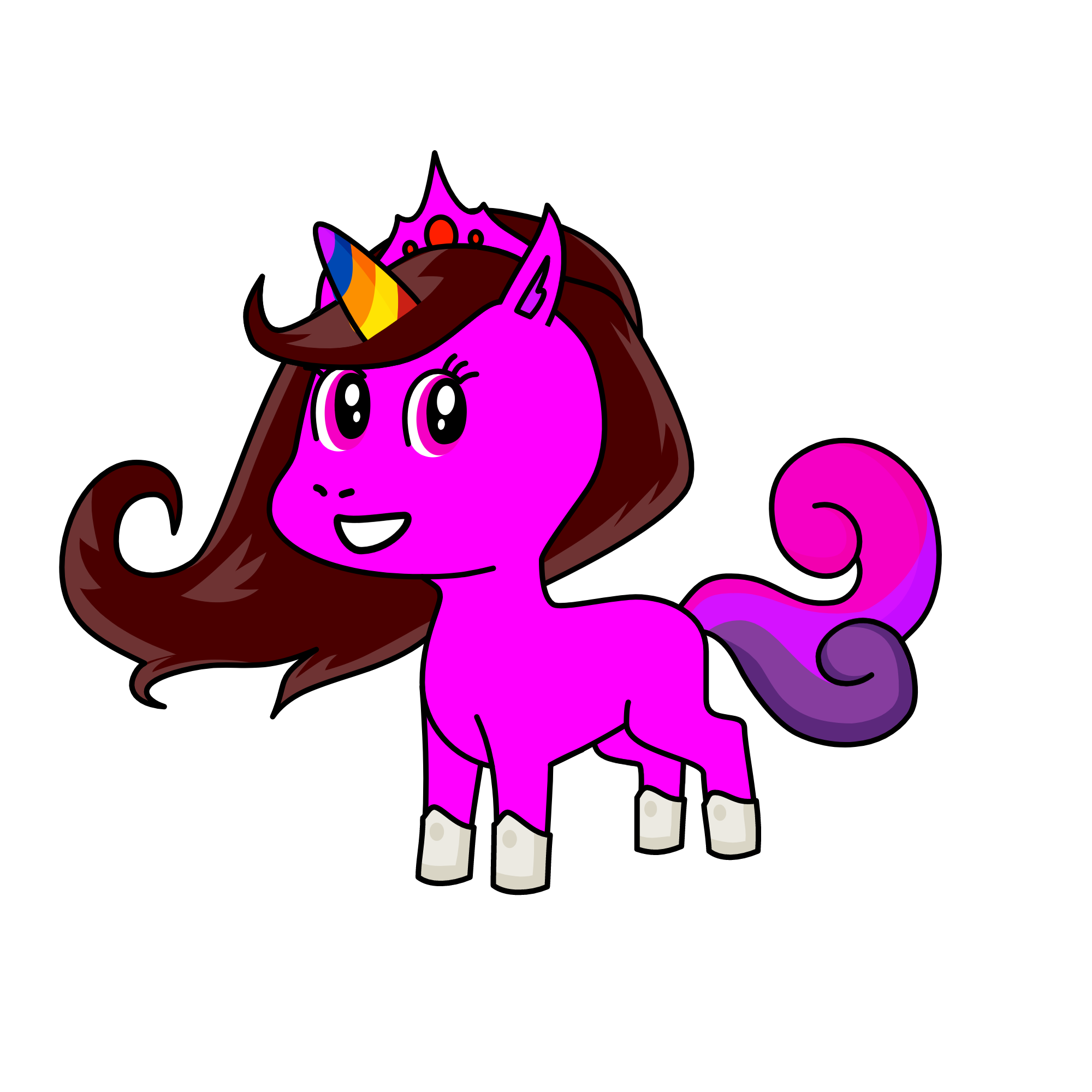 LA REINA DEL UNICORNIO, the unicorn