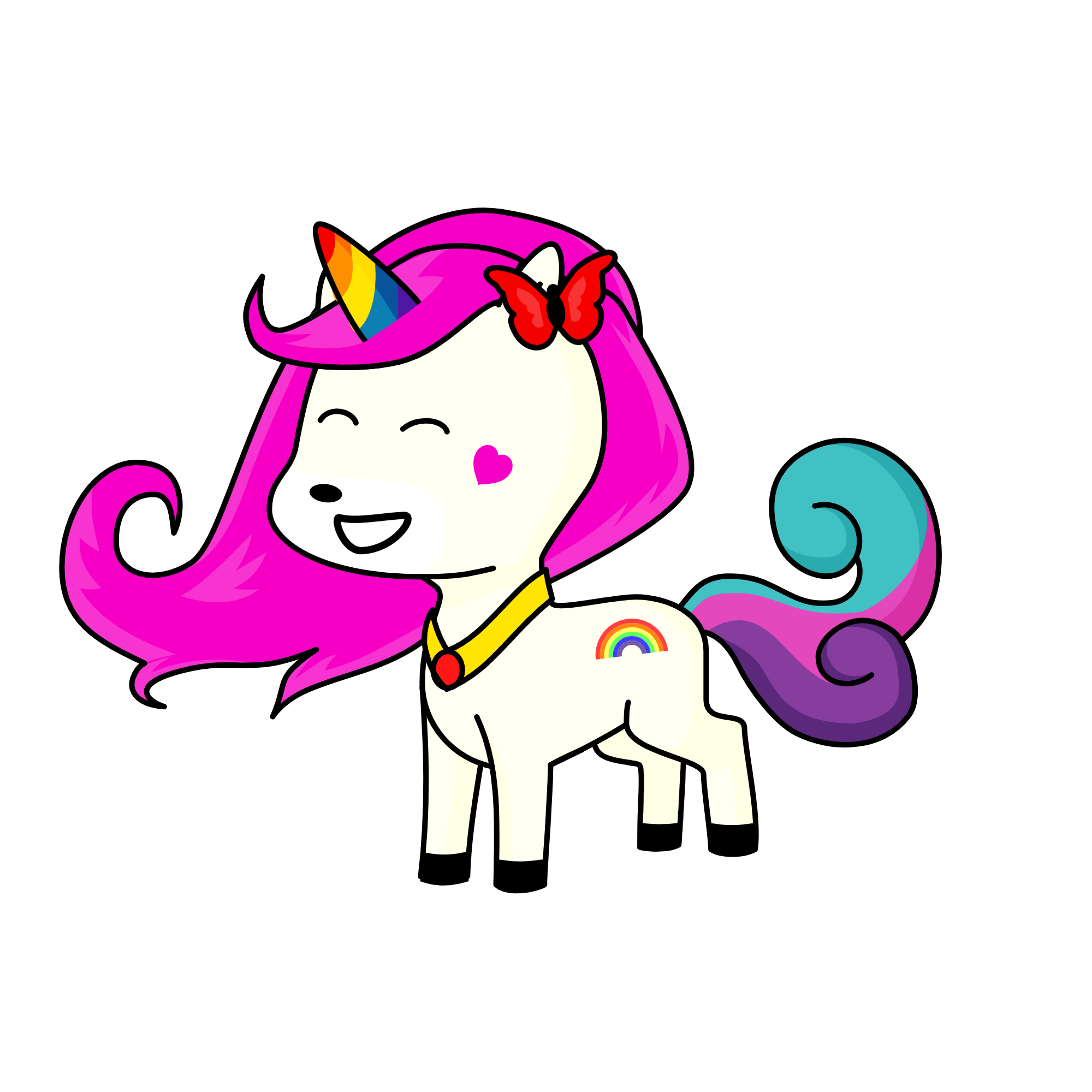 Rainbow Star, the unicorn