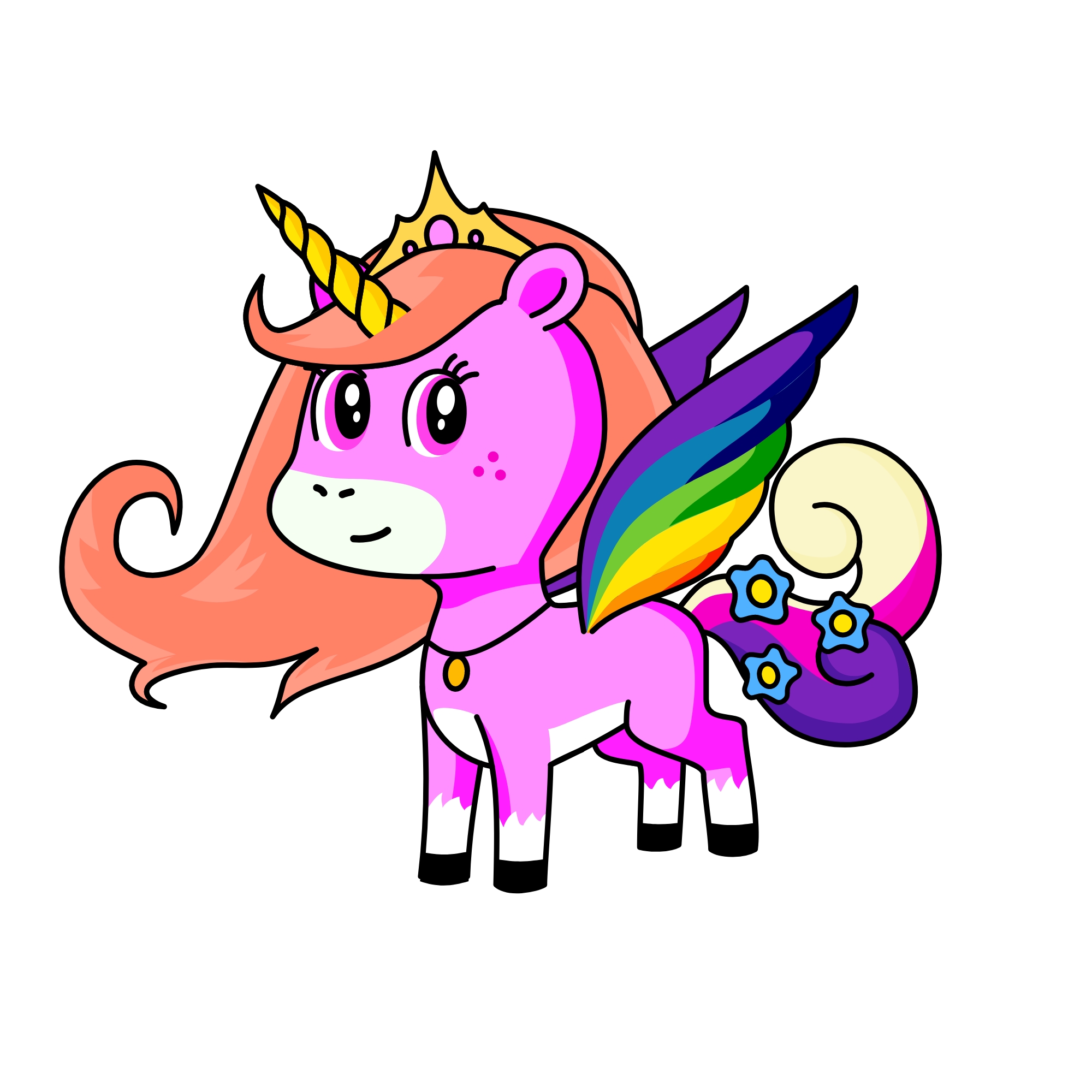 winter, the unicorn