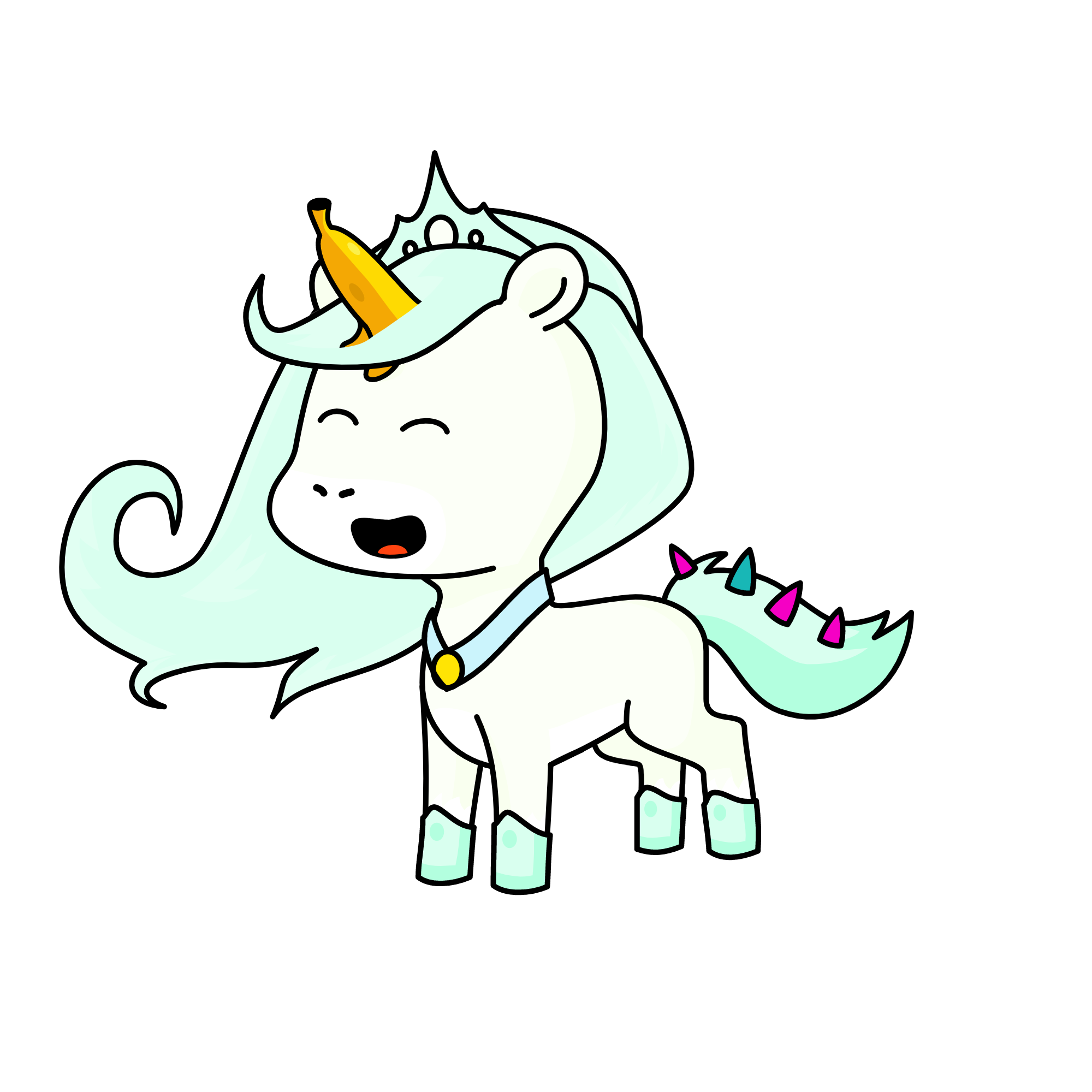 Tammy half trick unicorn half ice unicorn, the unicorn