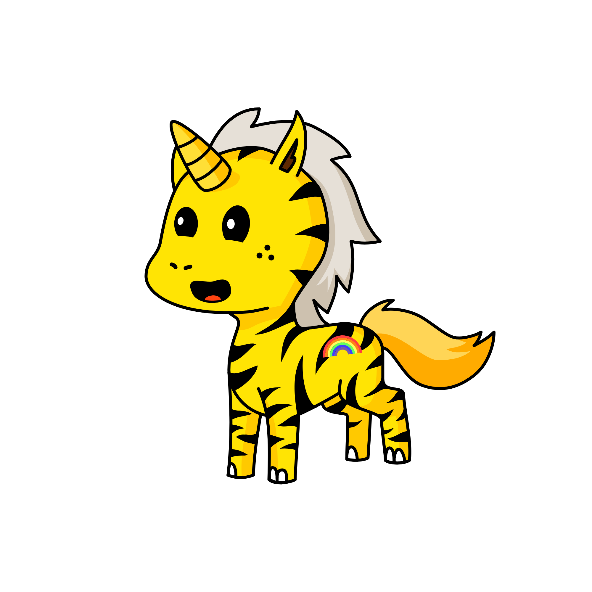 cat, the unicorn