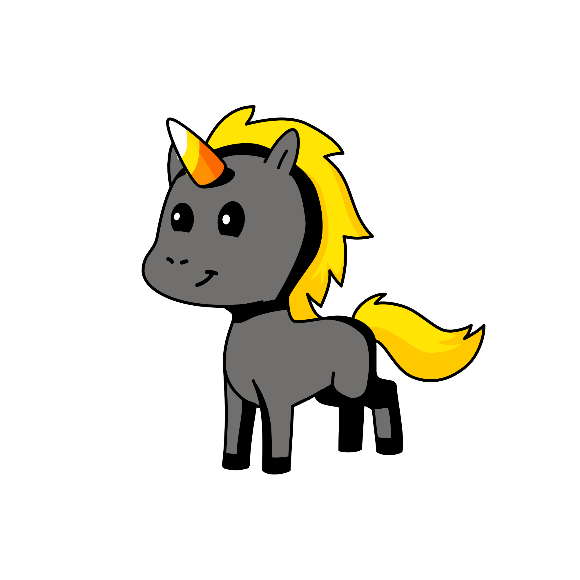 Candy Corn, the unicorn