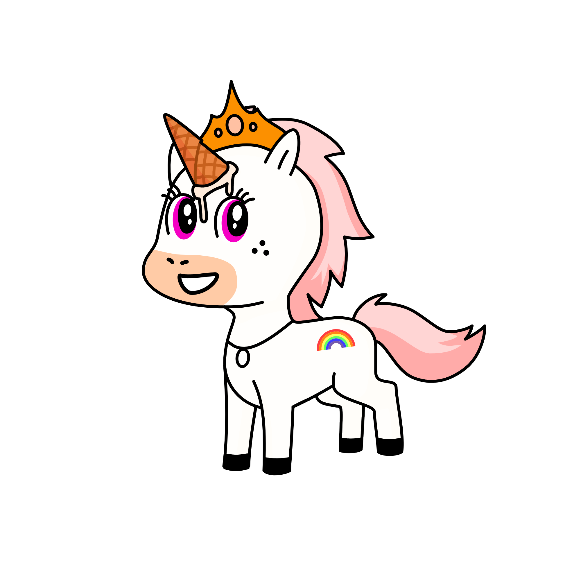 PRINCESS ICE CREAM, the unicorn