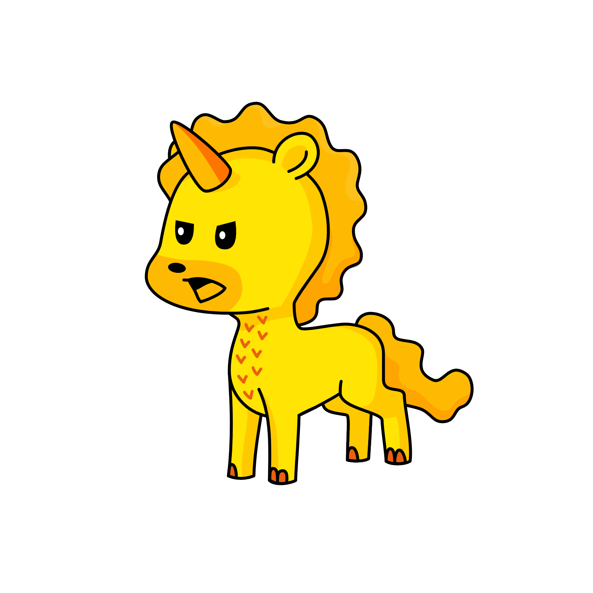 roery lion, the unicorn