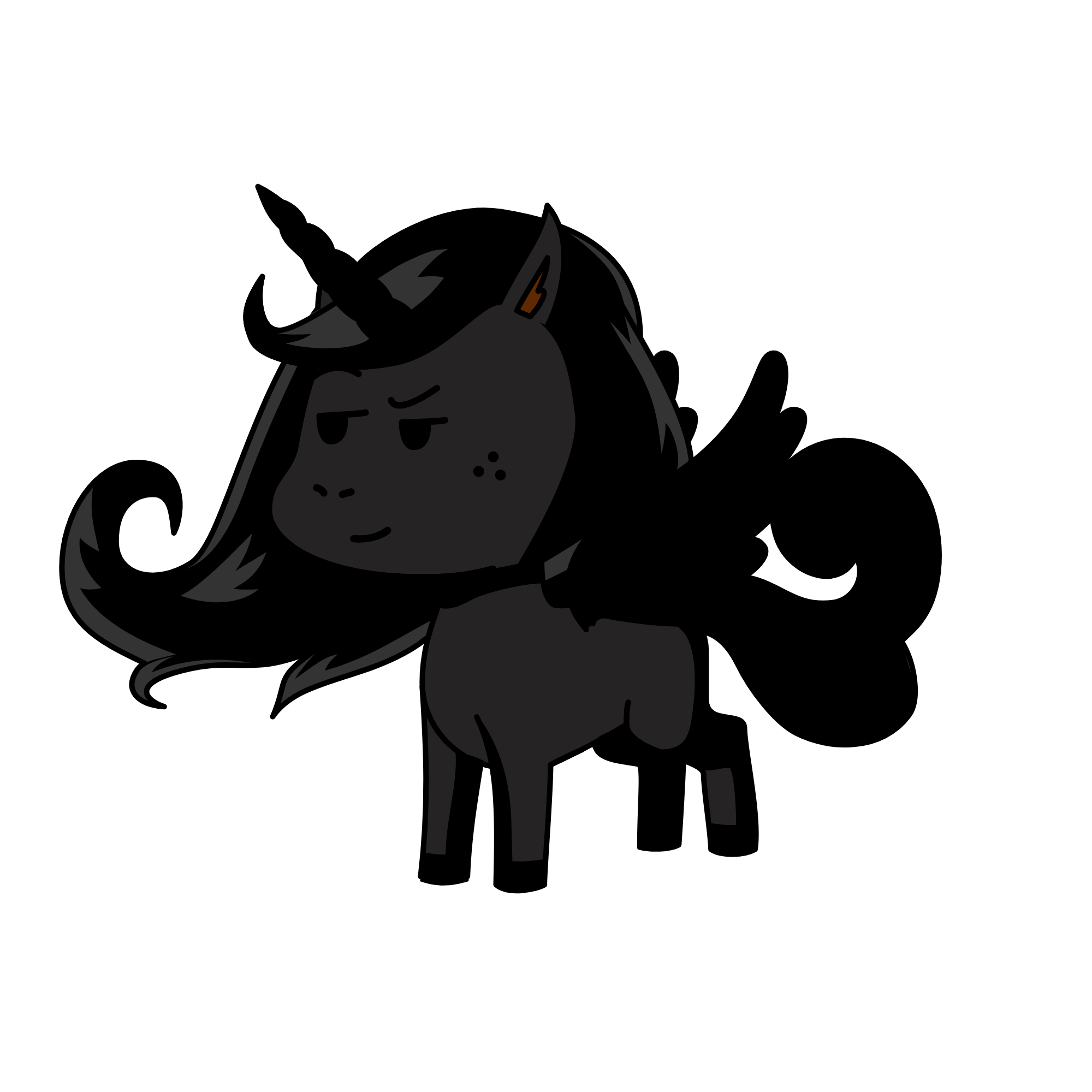 bin, the unicorn