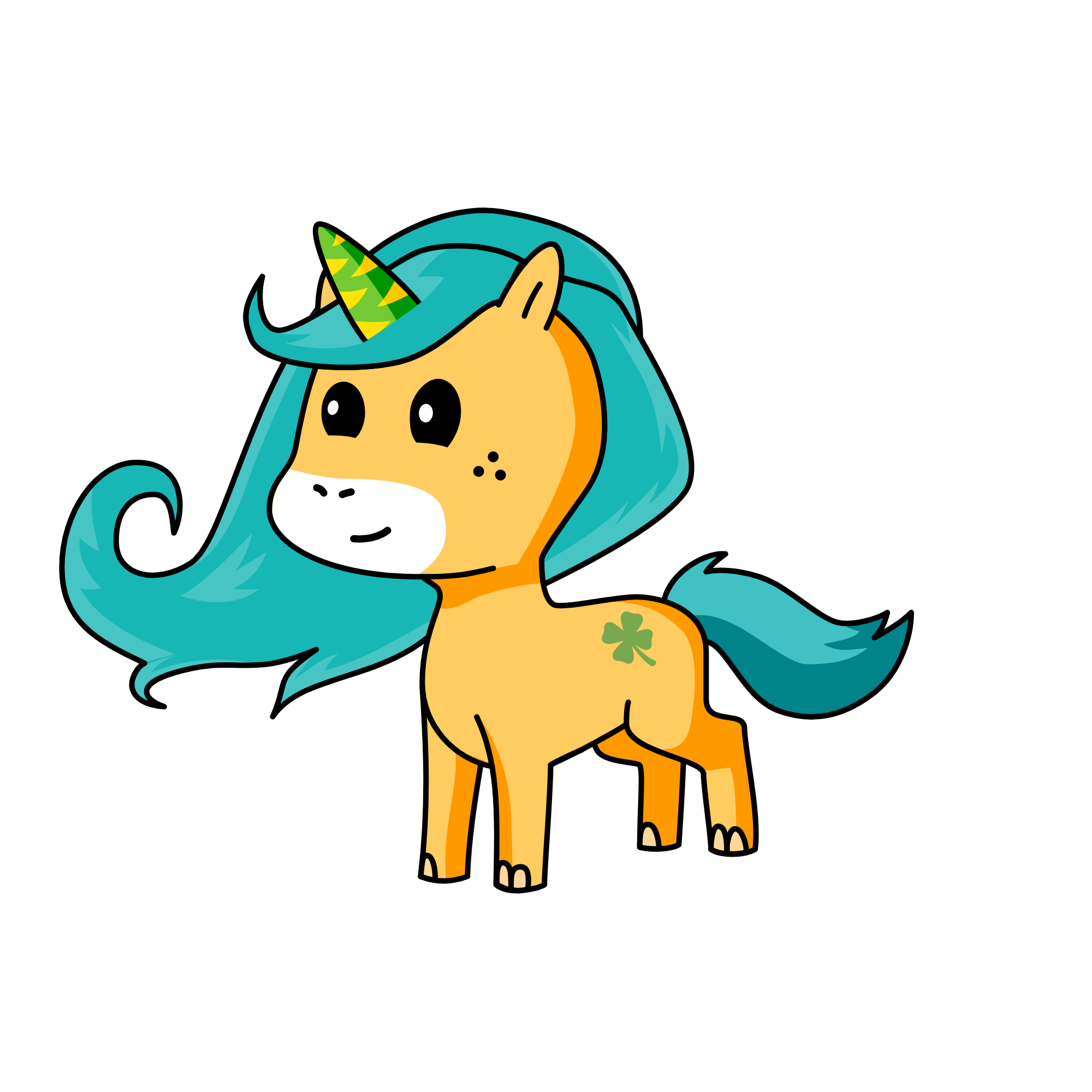 Clover, the unicorn