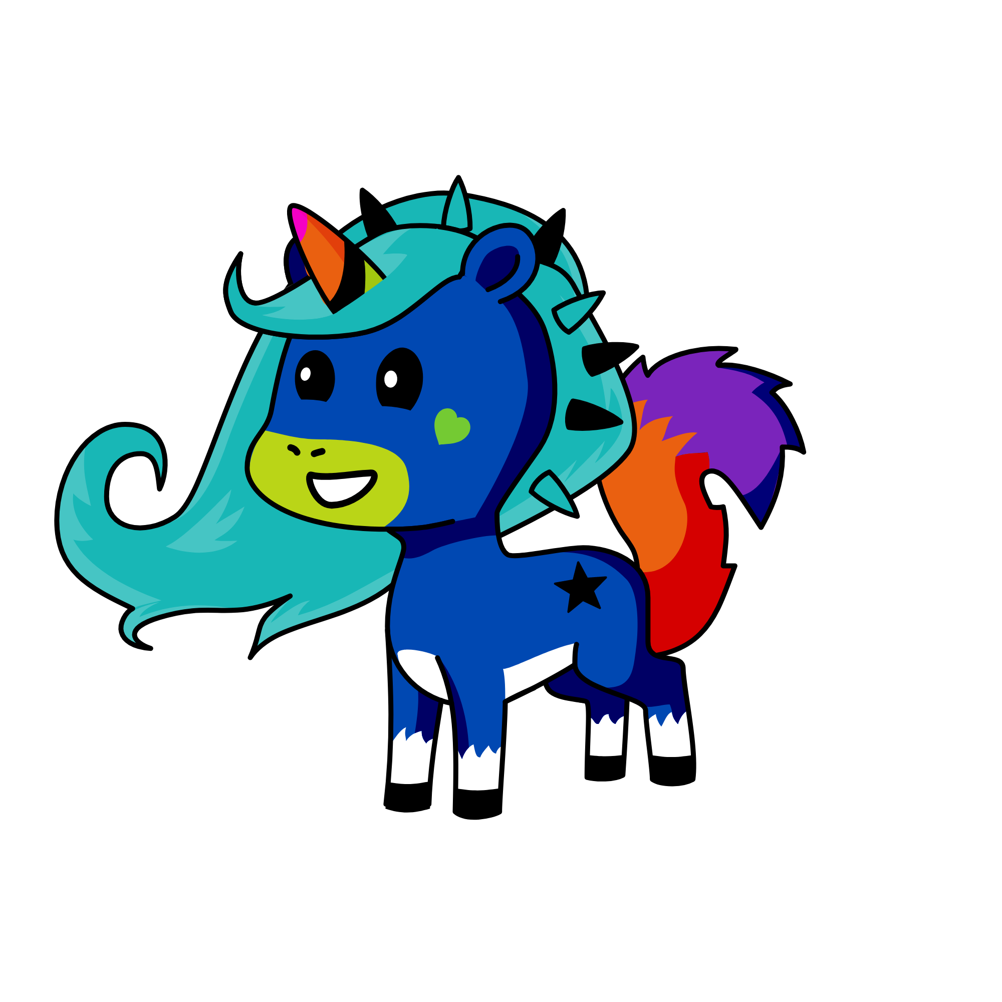 #stay healthy, the unicorn