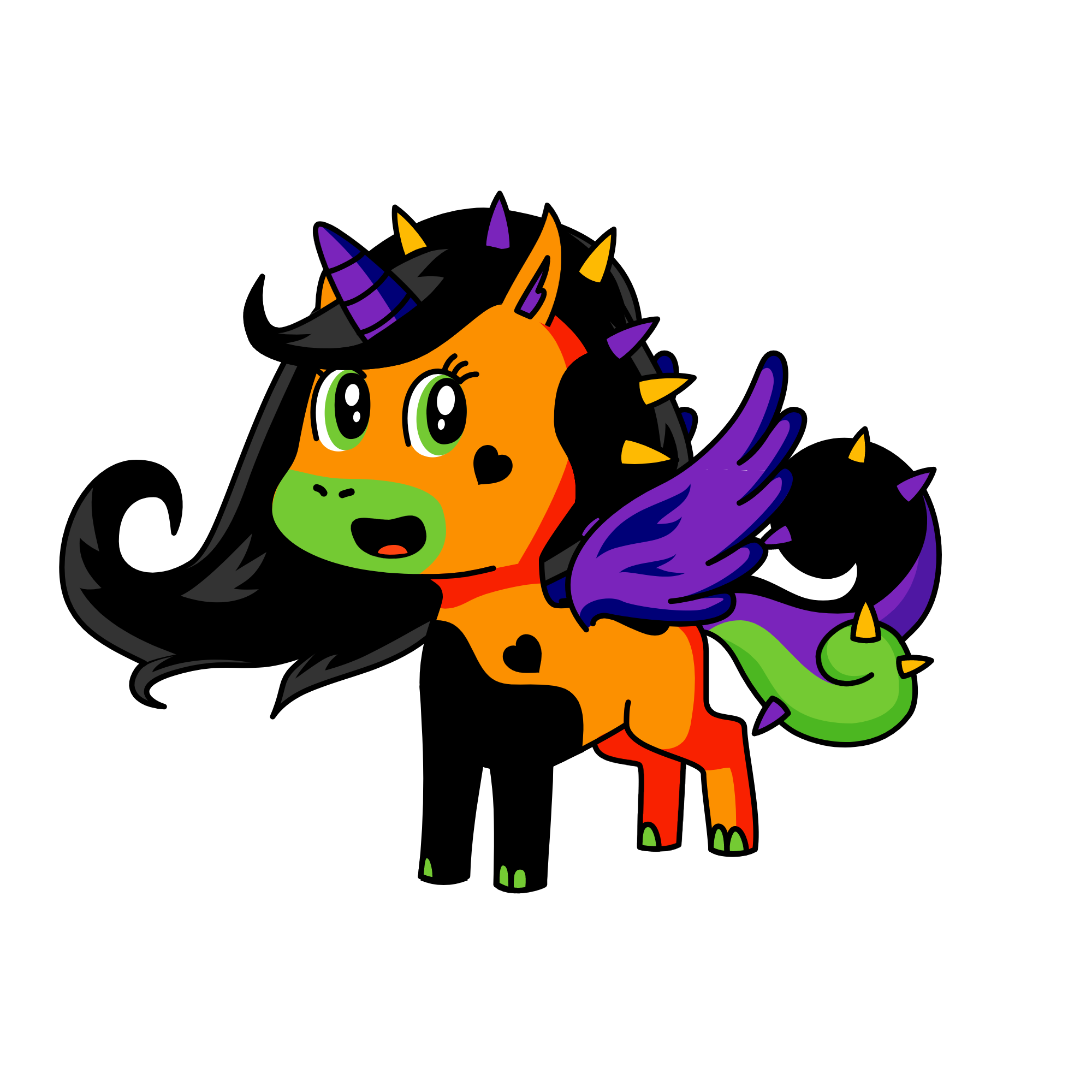 Halloween, the unicorn