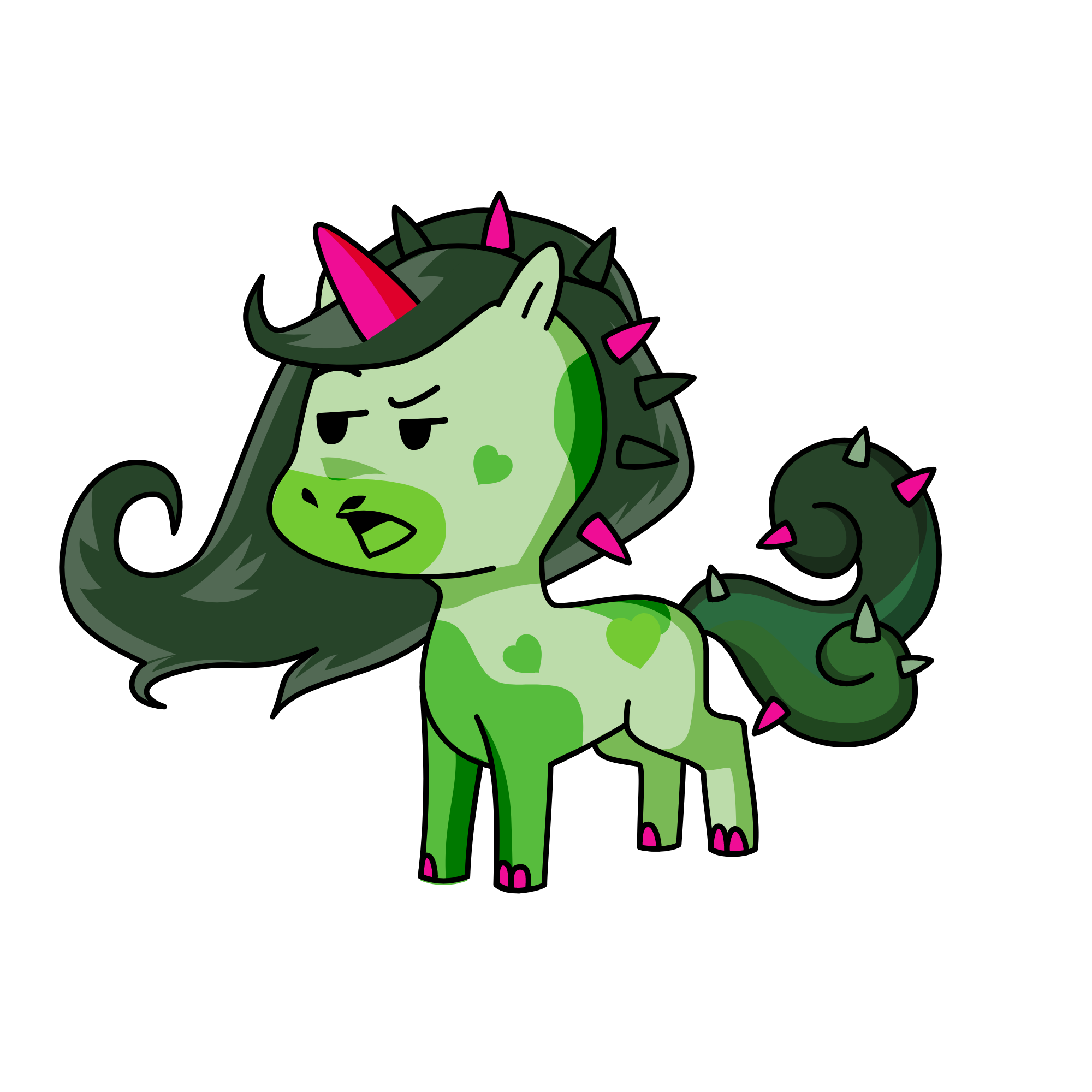 zombie, the unicorn
