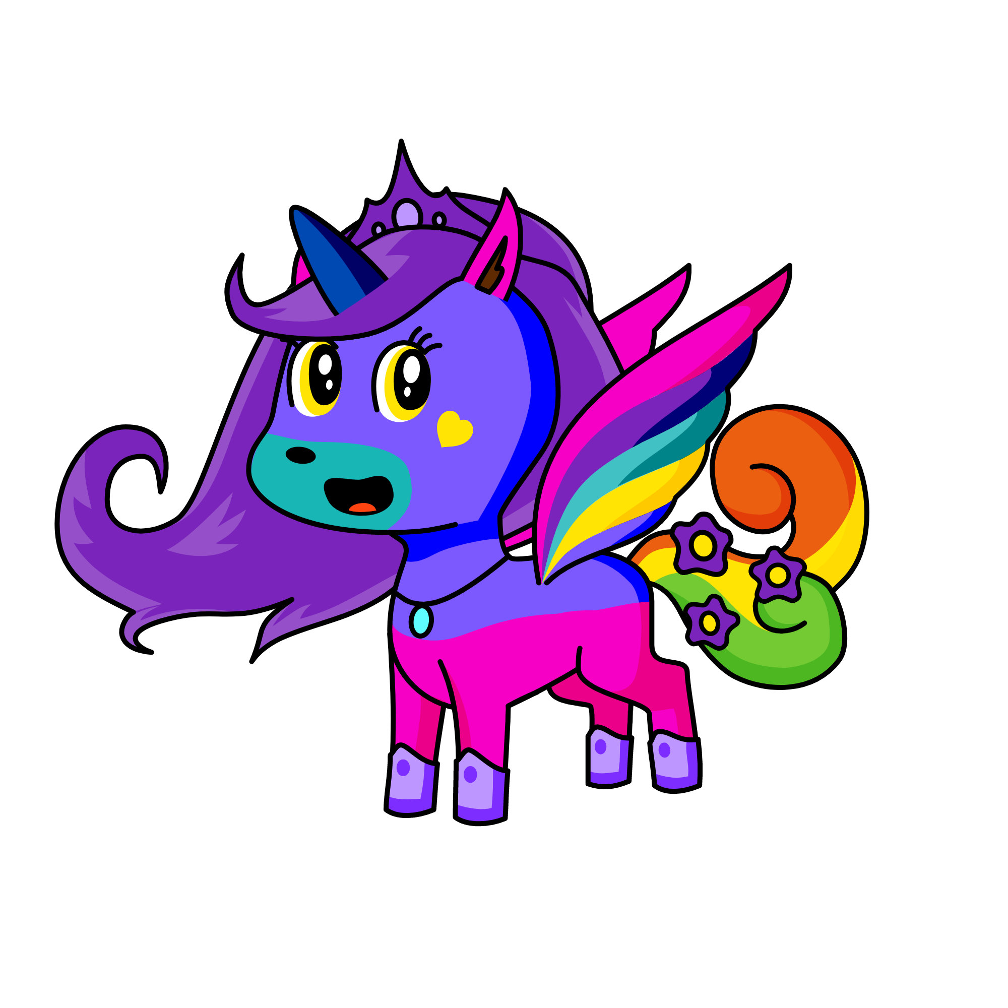 Goldie, the unicorn