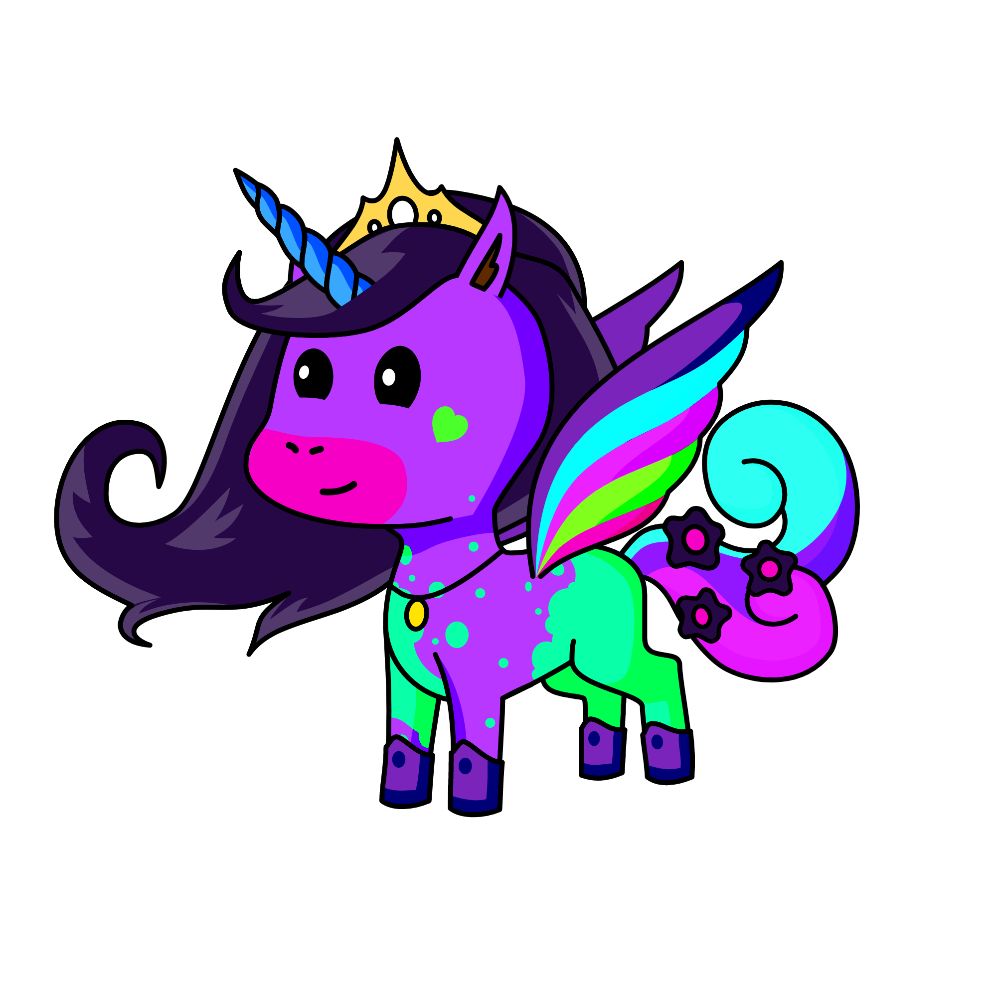 Color Girl, the unicorn