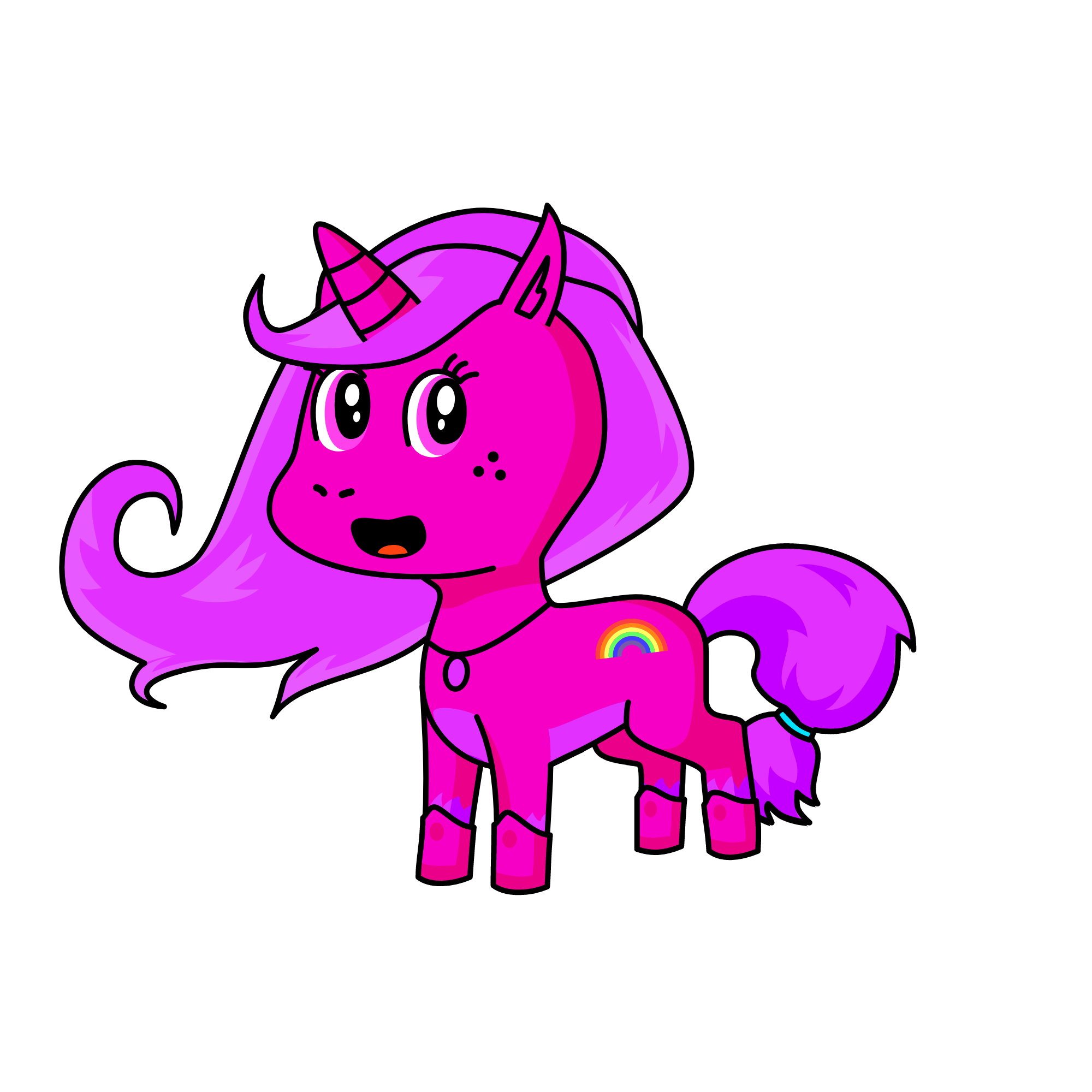 pinky, the unicorn
