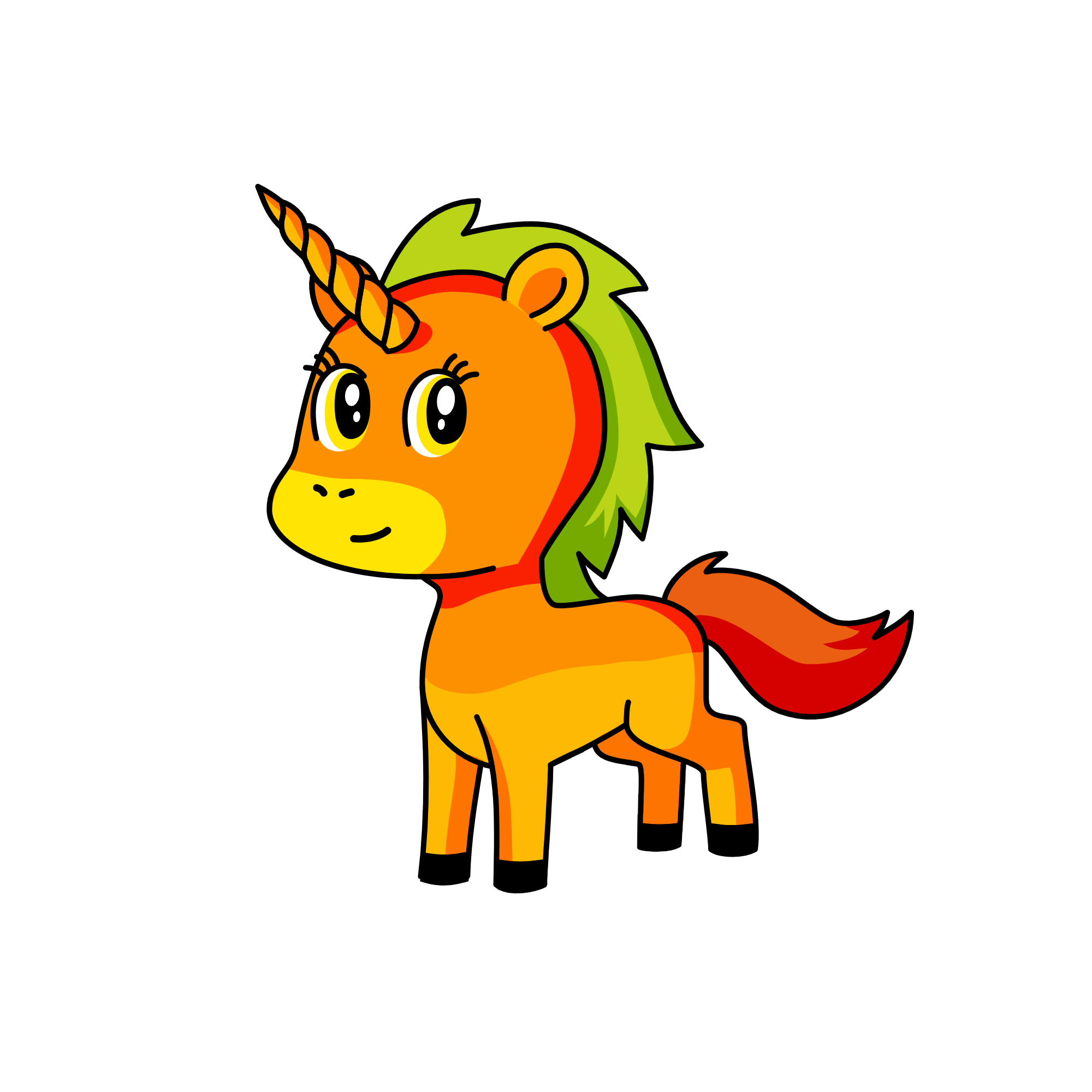 firey sofi, the unicorn