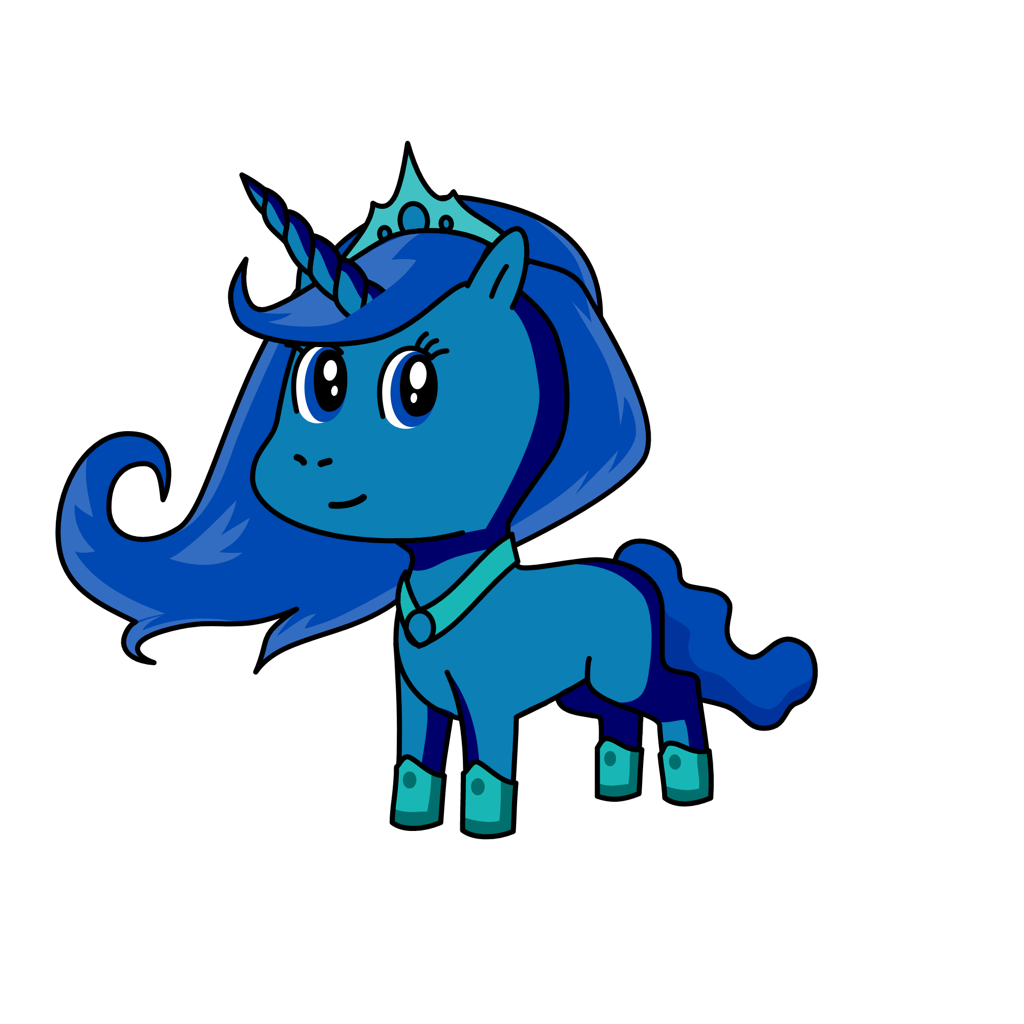 Princess Luna, the unicorn