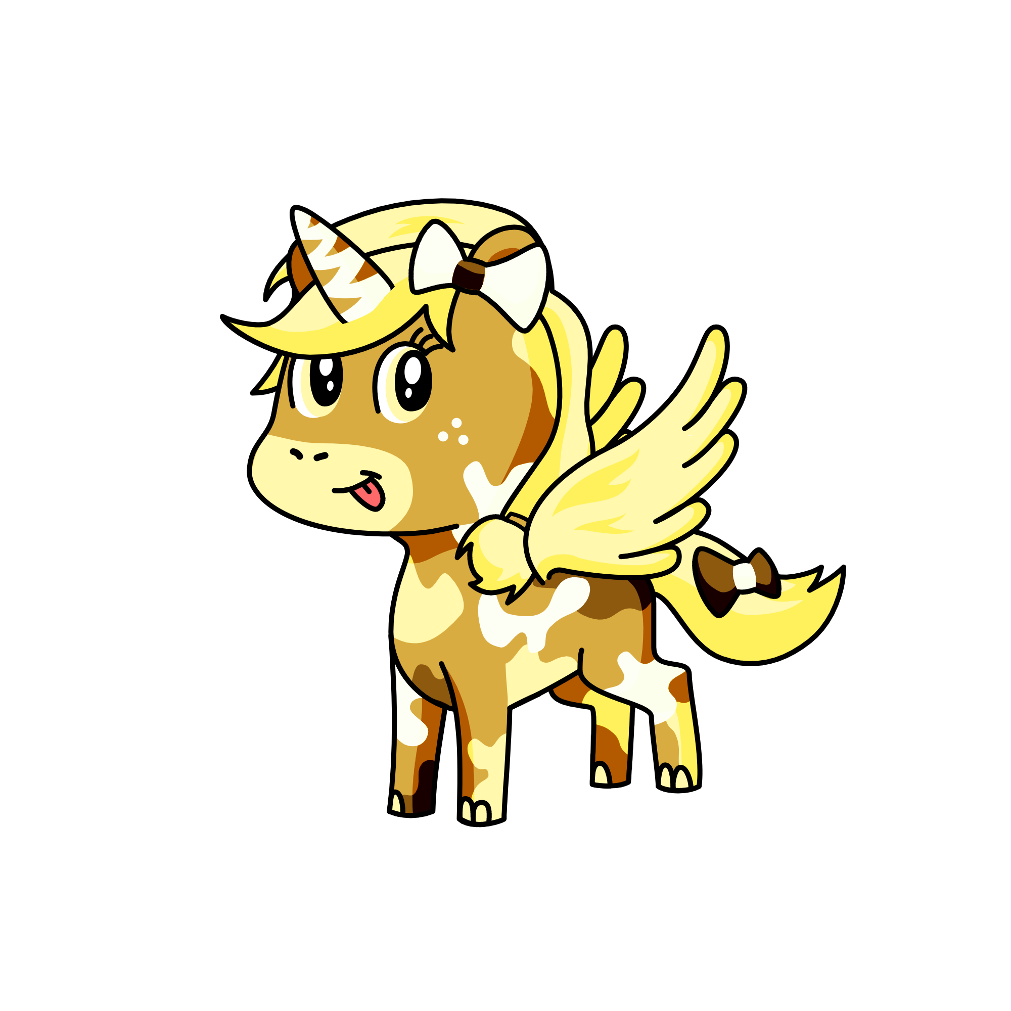 yum yum kid of cookie and hot milk , the unicorn