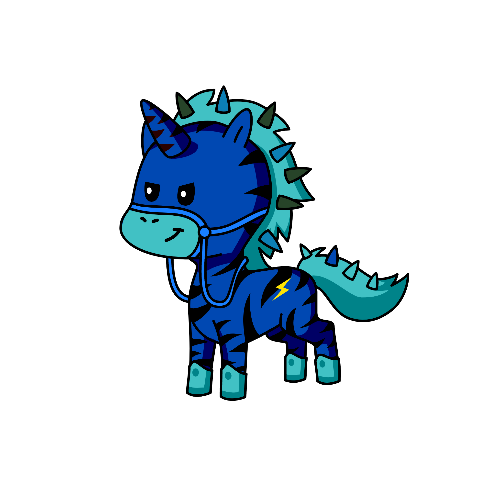 thunder stripes, the unicorn