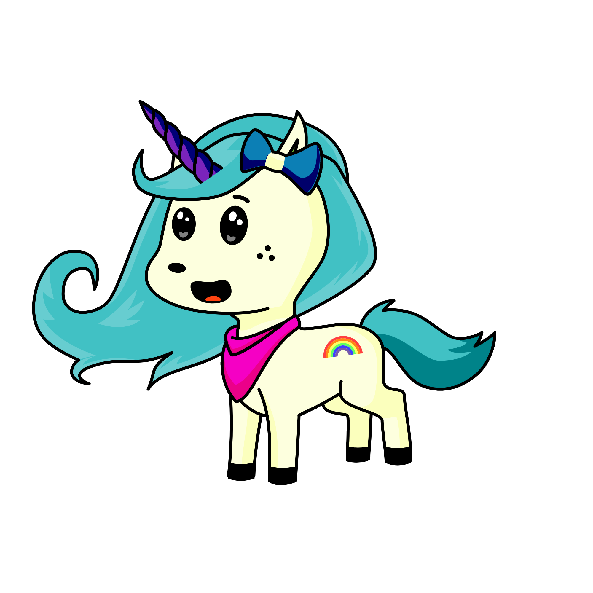 birthday unicorn, the unicorn