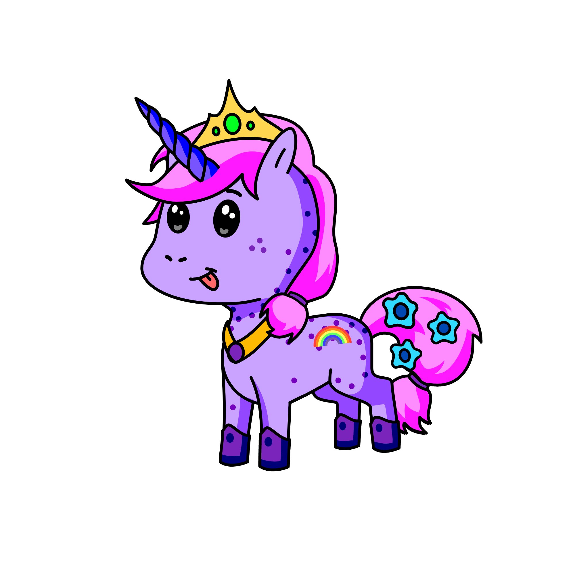 Princess Rosie, the unicorn