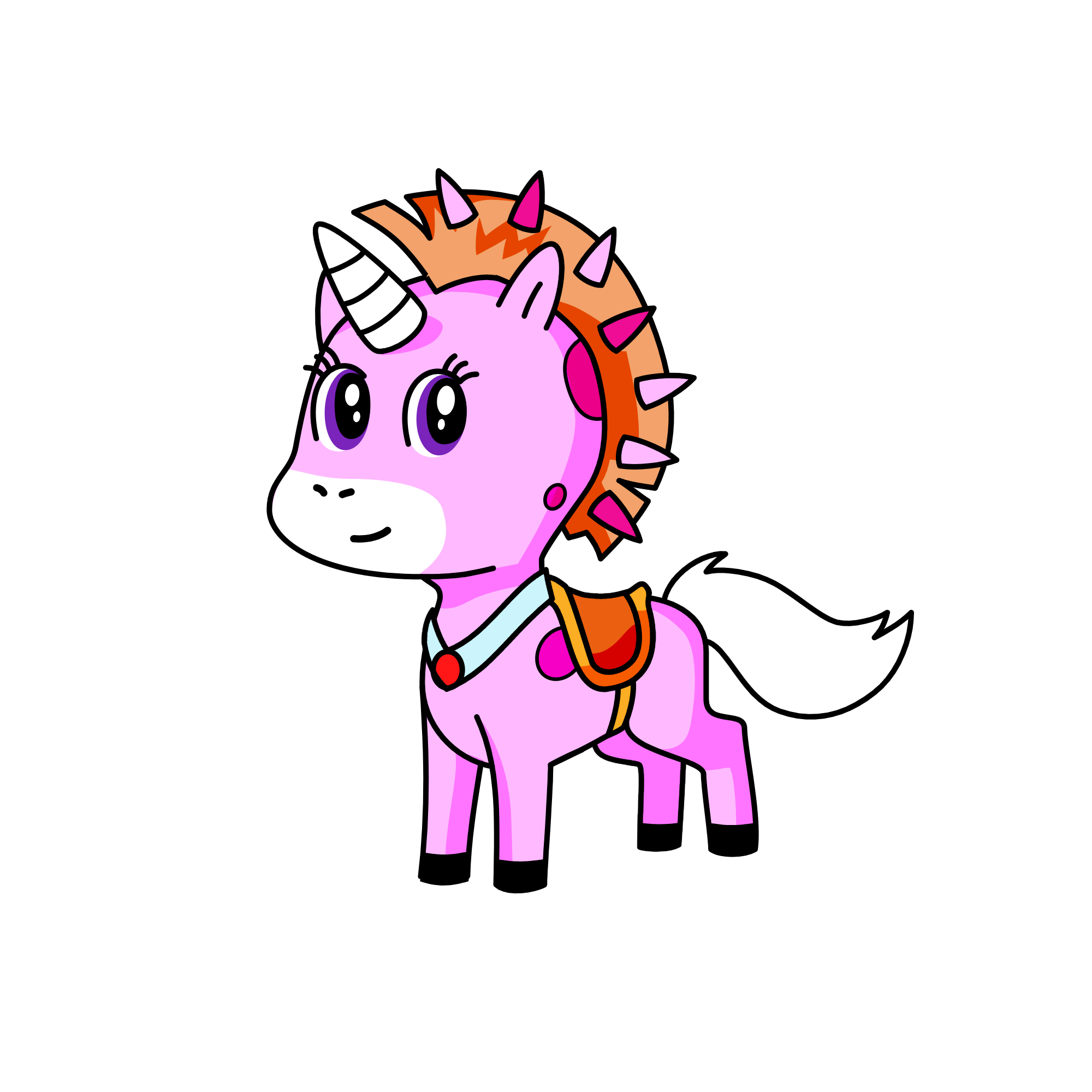 Ganster, the unicorn