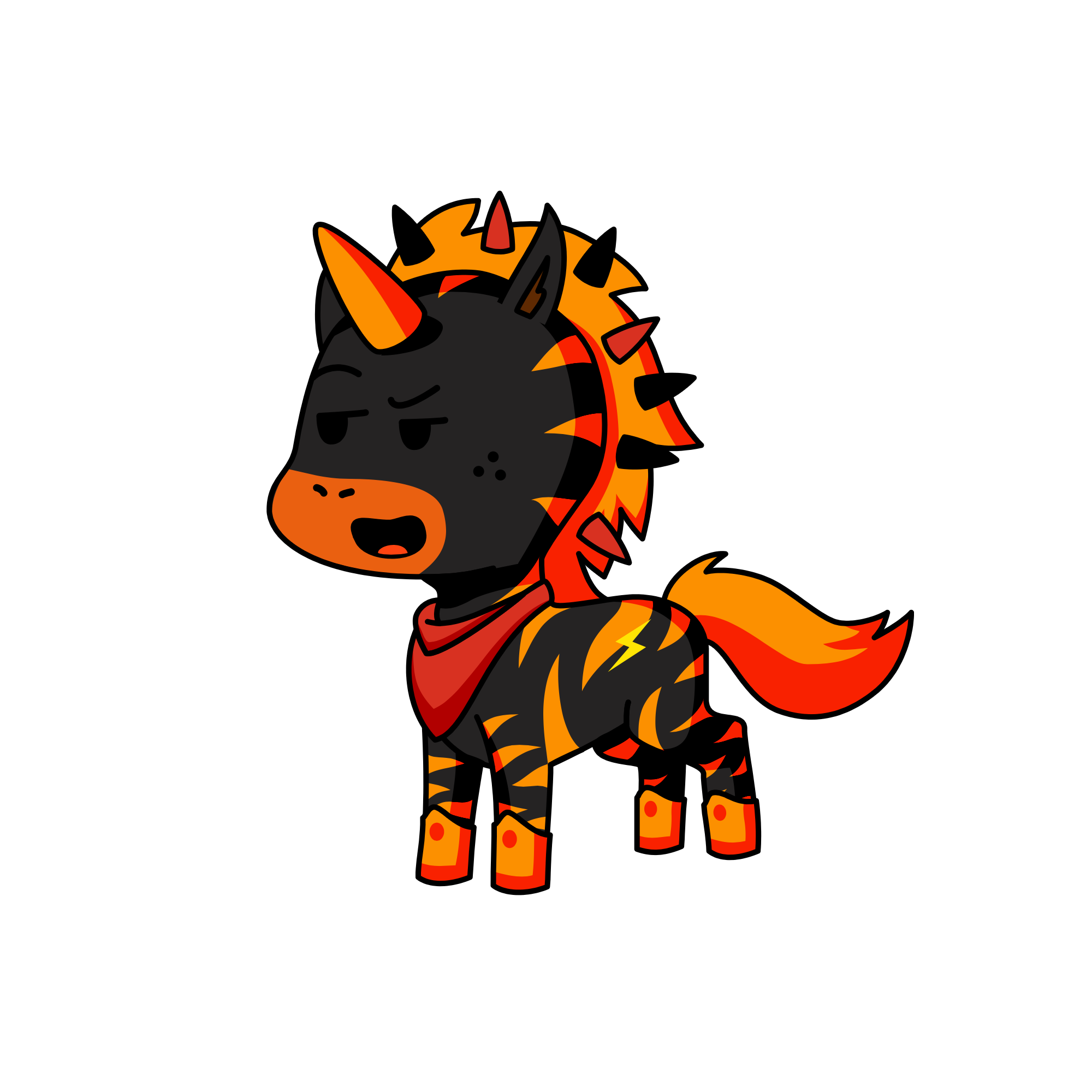 Black Panther, the unicorn