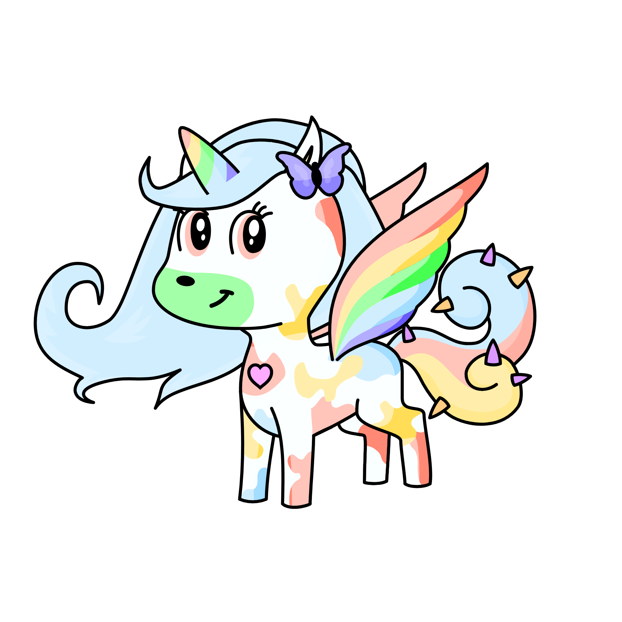 Rainy fire 🌈, the unicorn