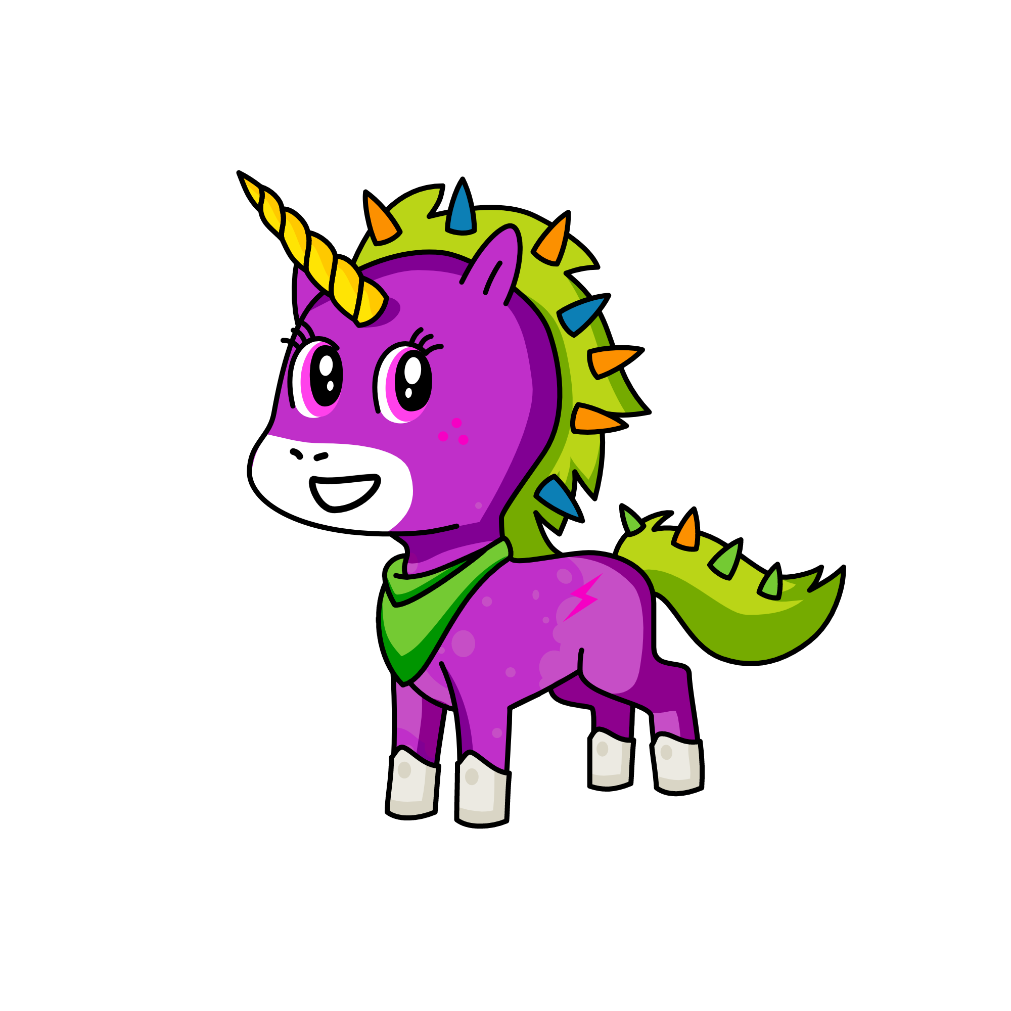 pinky, the unicorn
