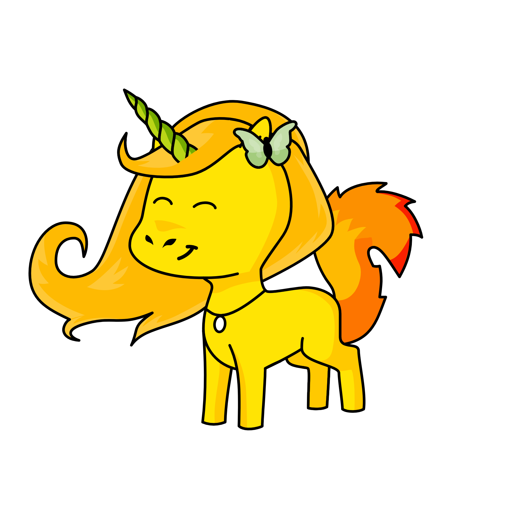 Sunshine, the unicorn