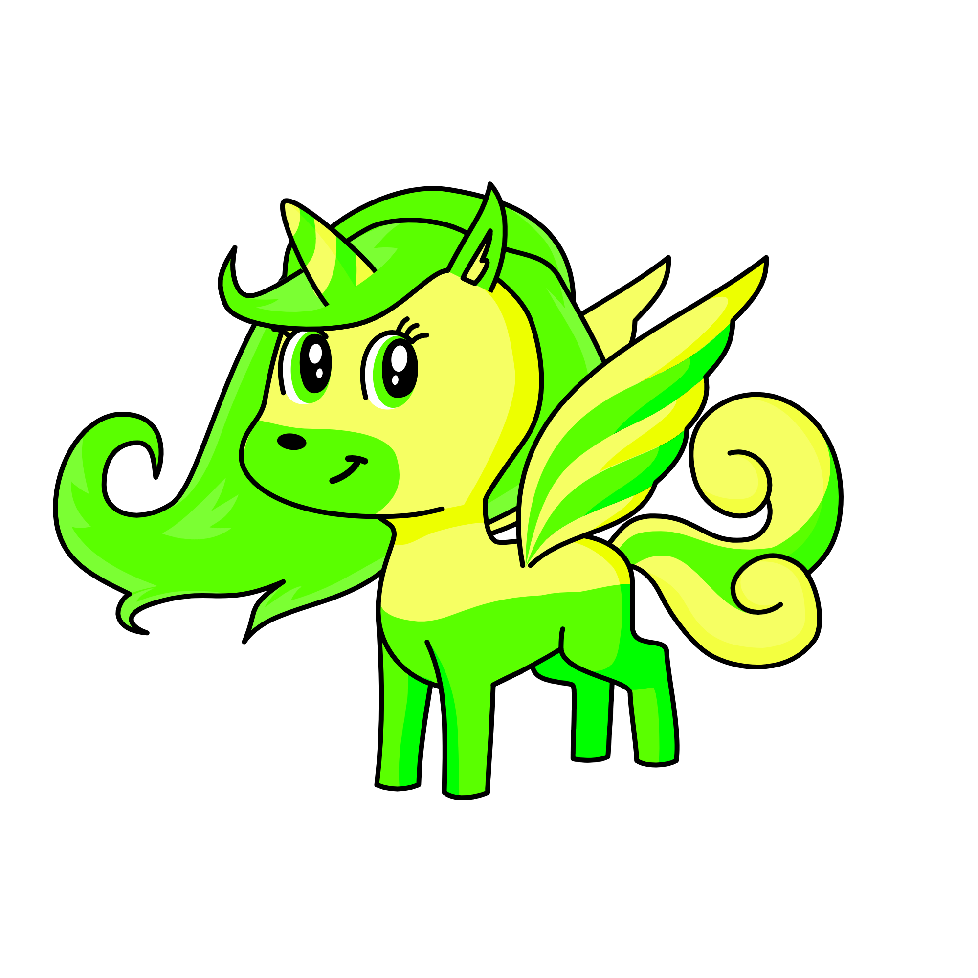 lime lemon, the unicorn
