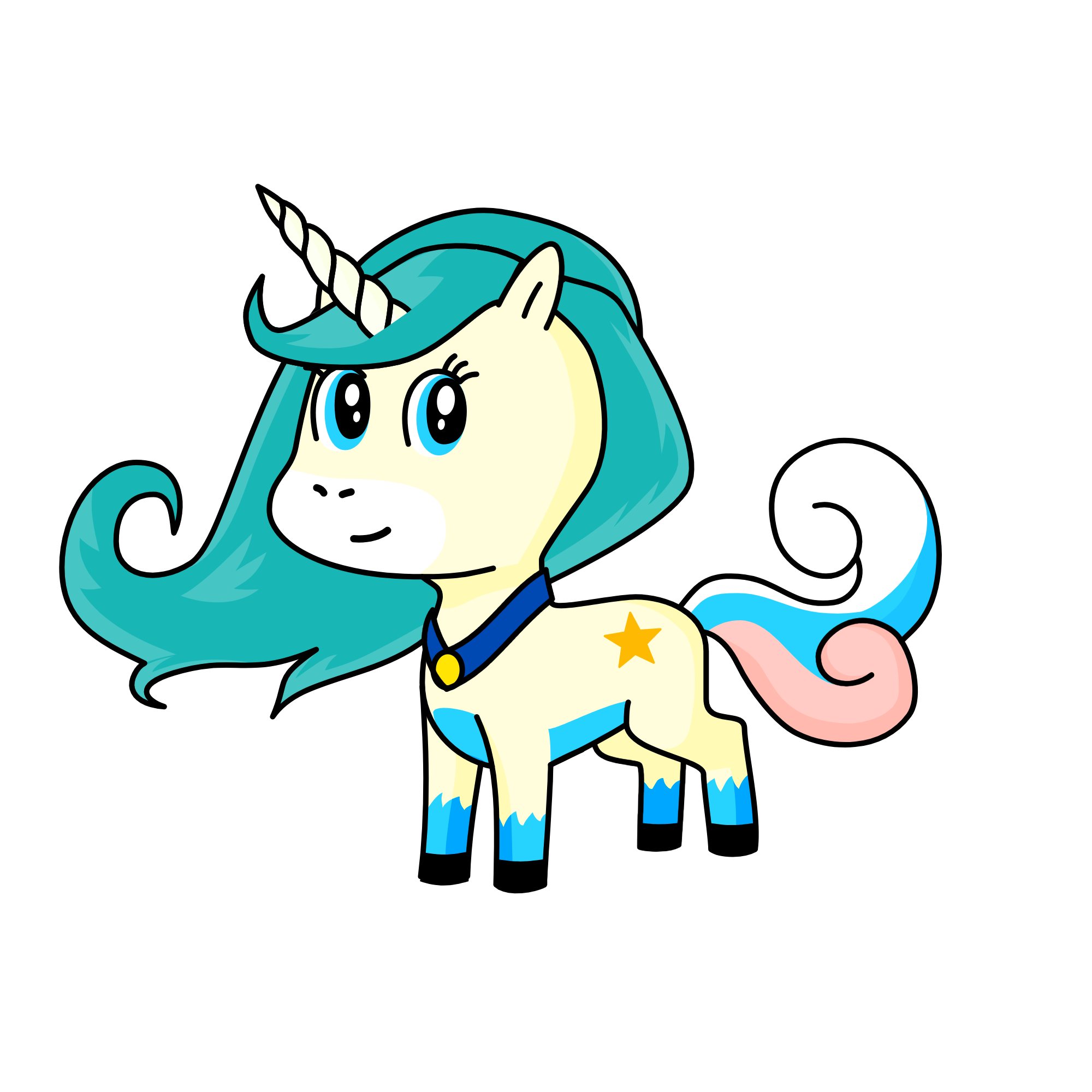Celestia, the unicorn