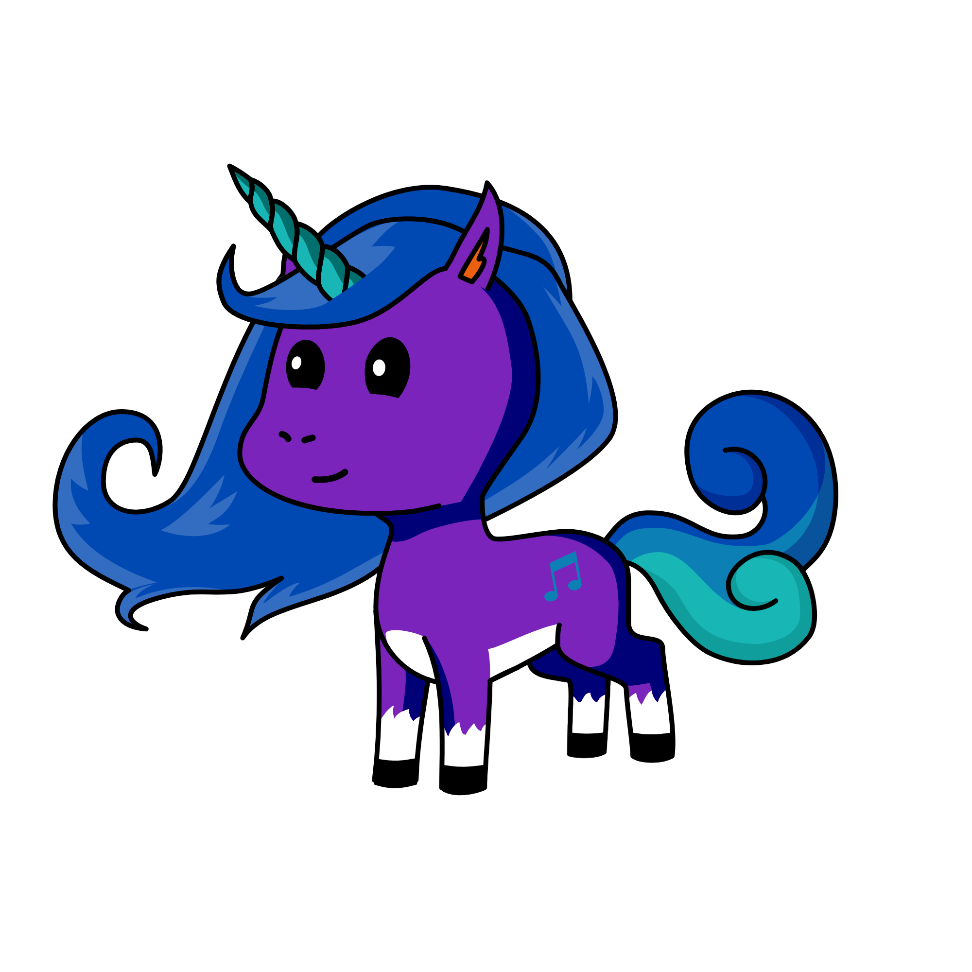 voilet, the unicorn