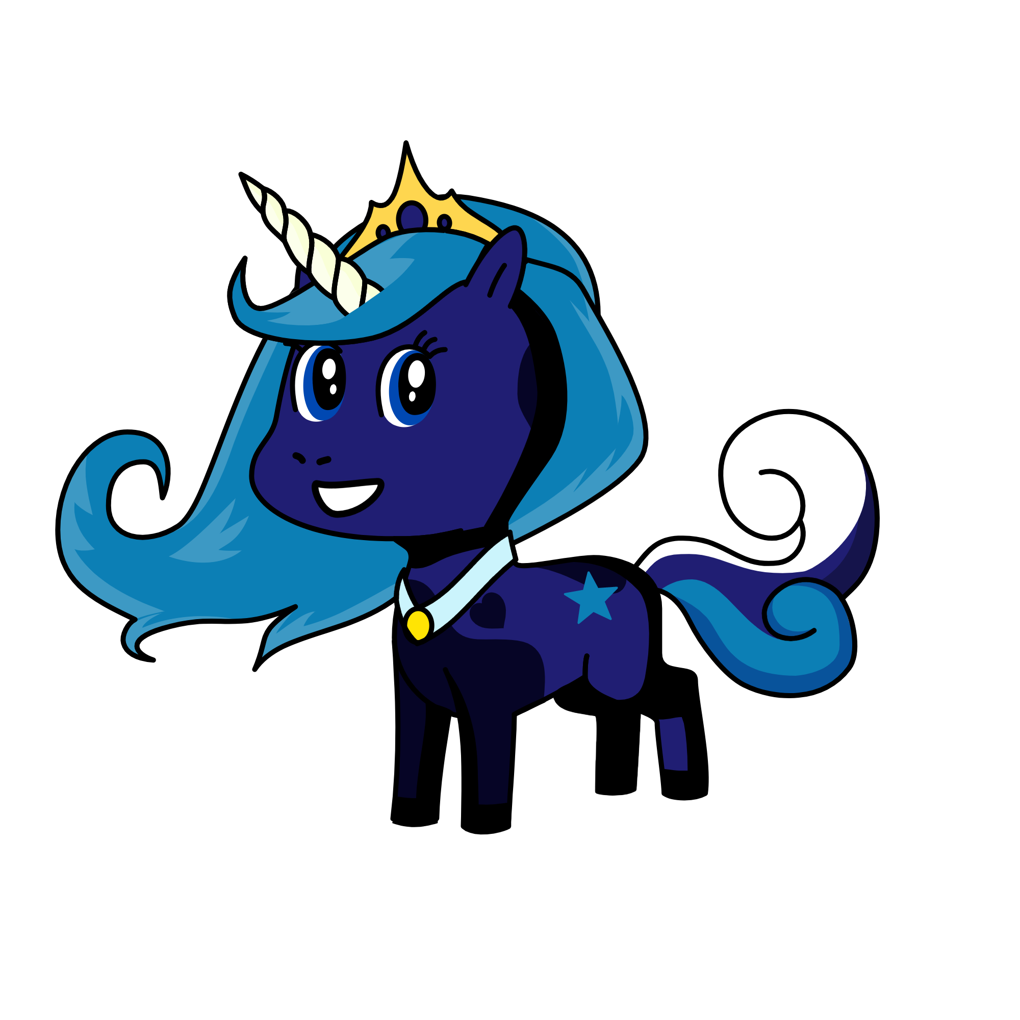 Luna, the unicorn
