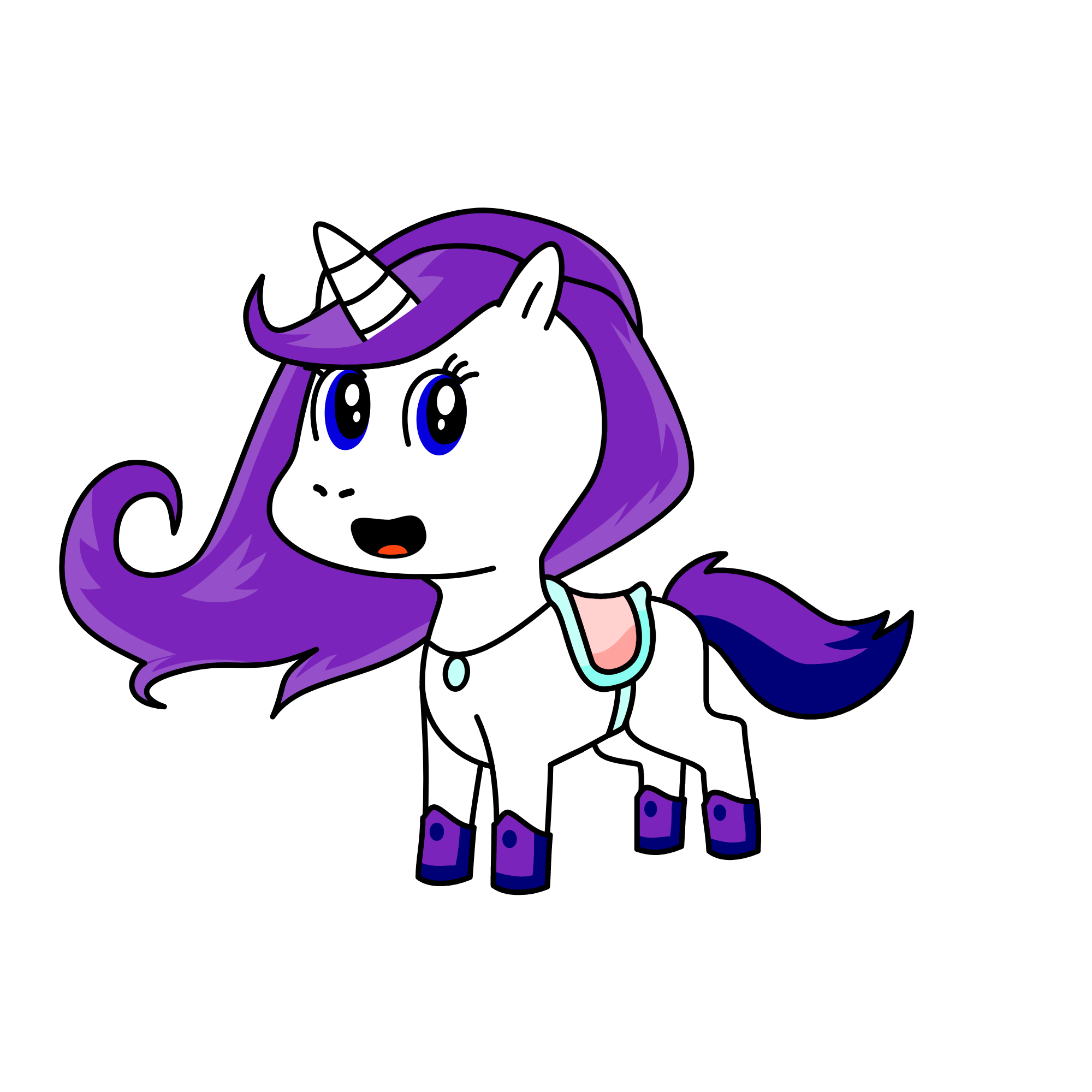 Rarity💎💜, the unicorn